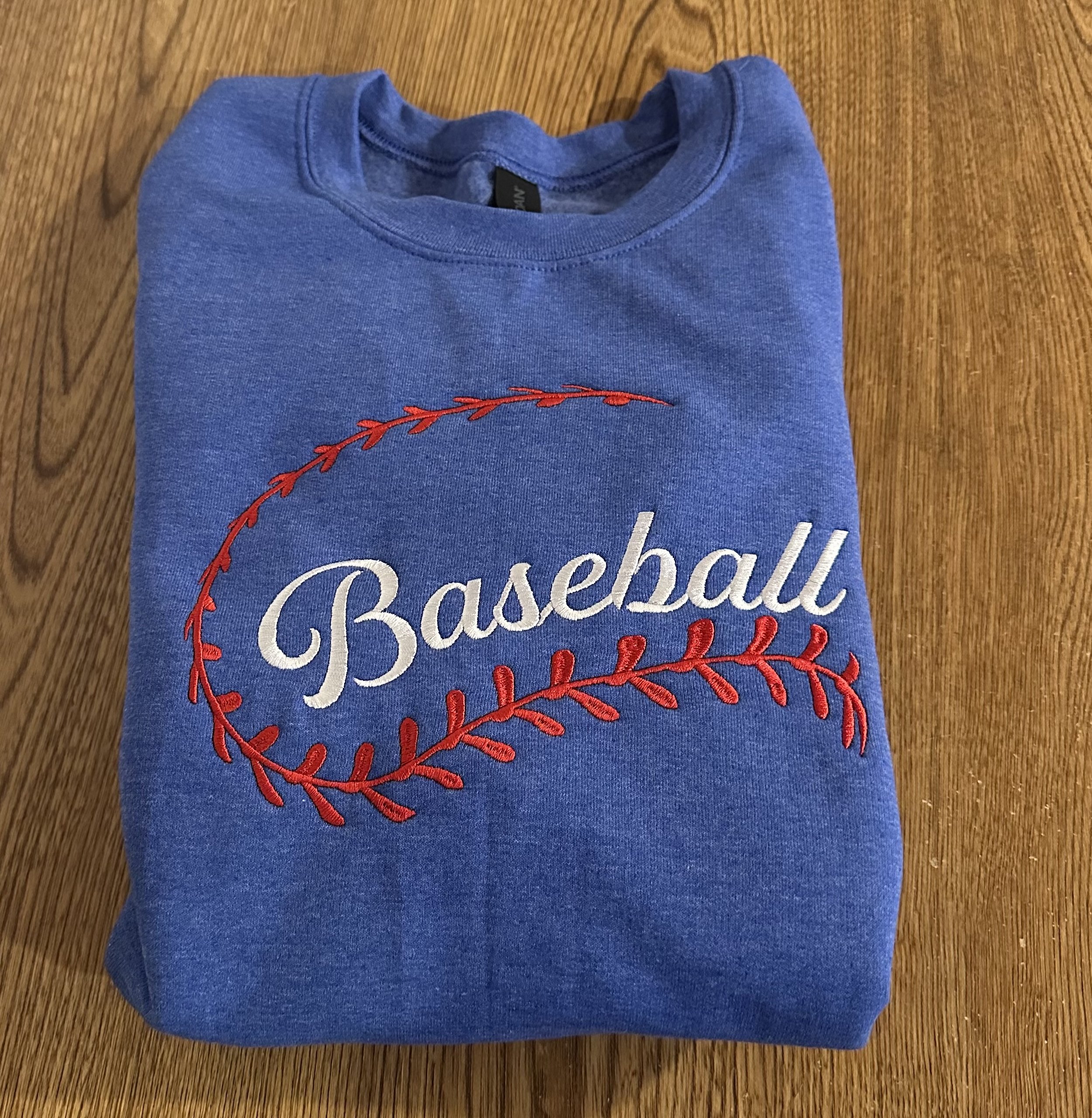 Baseball Laces Crewneck