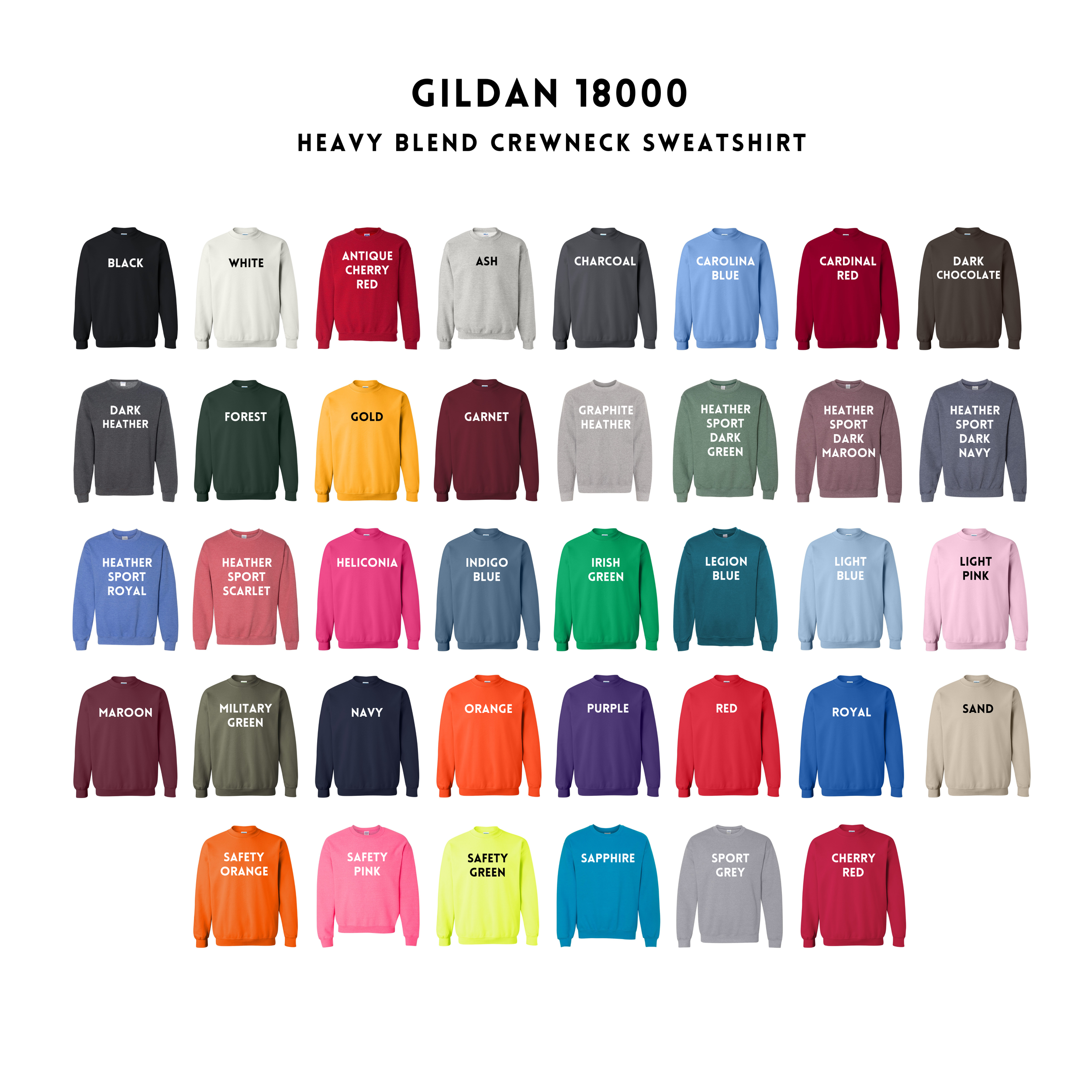 GILDAN 18000 Color Chart.png