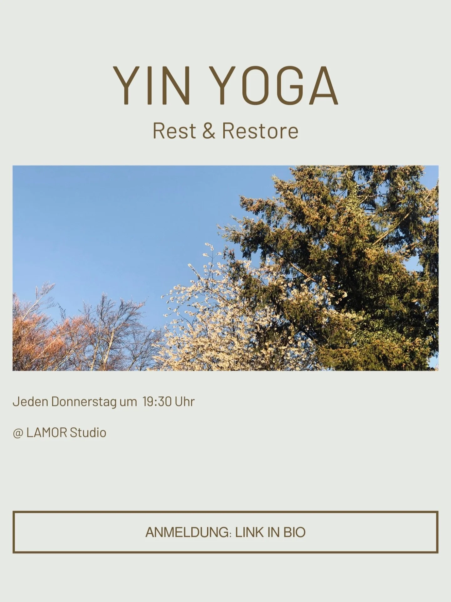 An dem 11. September 2025 - Yin Yoga im @_lamorstudio 🫧🍂 [Link zur Anmeldung in Bio]