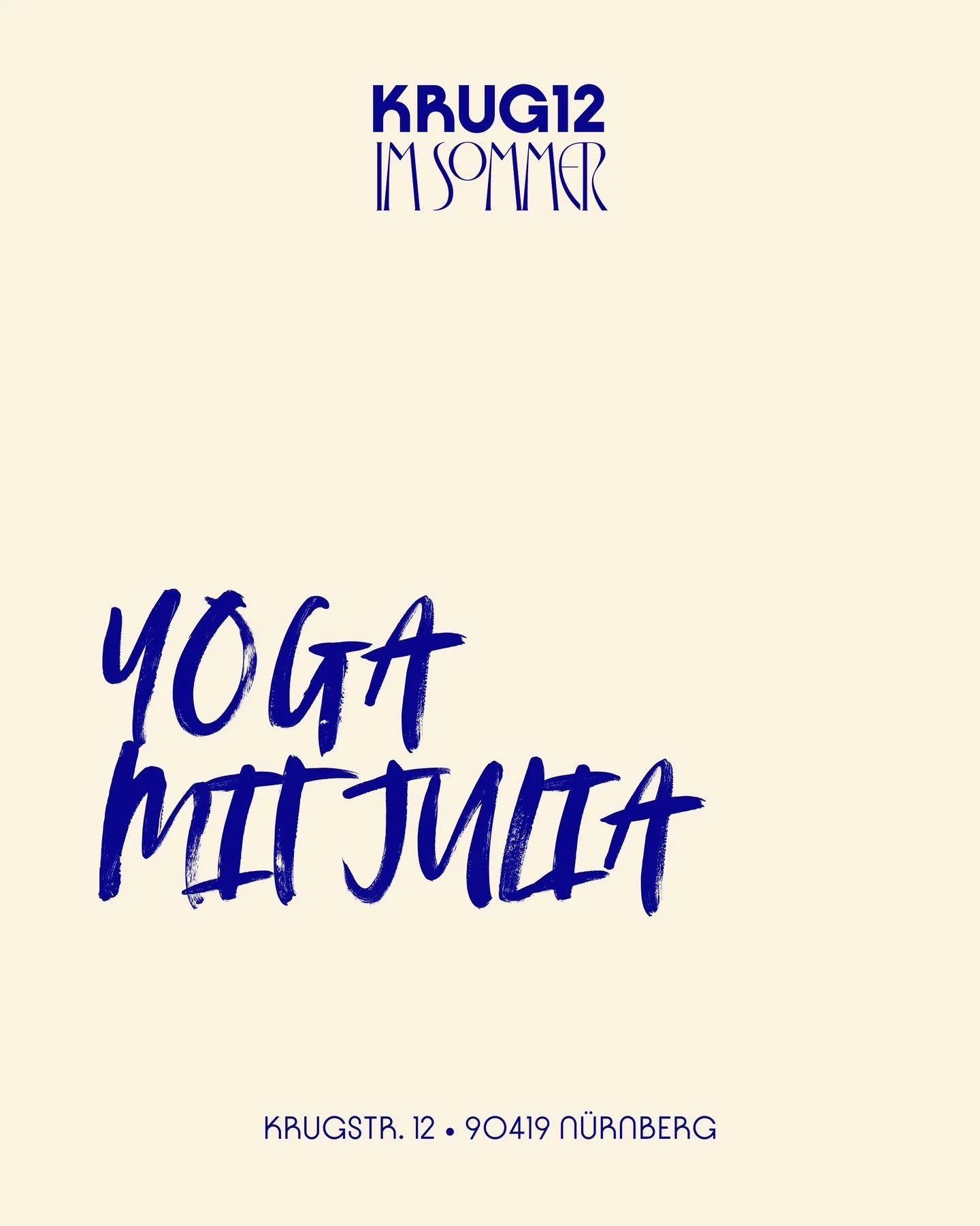 7 am &amp; pm Club &ndash; August Yoga Special

Early mornings are magic and summer evenings too. We&rsquo;re excited to host a limited series of 5 yoga sessions this August with @juliazirkelbach at KRUG12 &ndash; soft, grounding, spacious. These cla