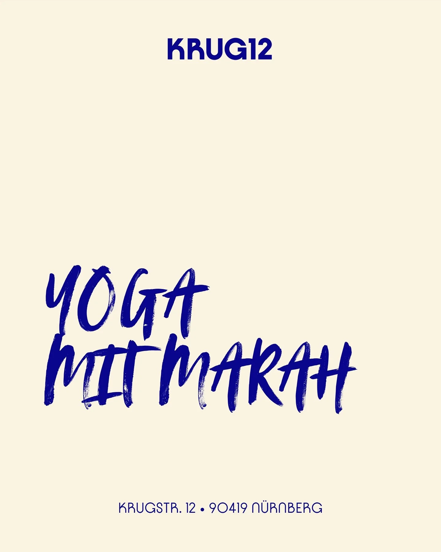 YOGA WITH MARAH &ndash; SEPTEMBER AT KRUG12

We keep going: yoga continues at KRUG12. This time we&rsquo;re hosting a three-week series with @marah.mayy offering three different flows to bring energy, presence and lightness into your mornings and eve