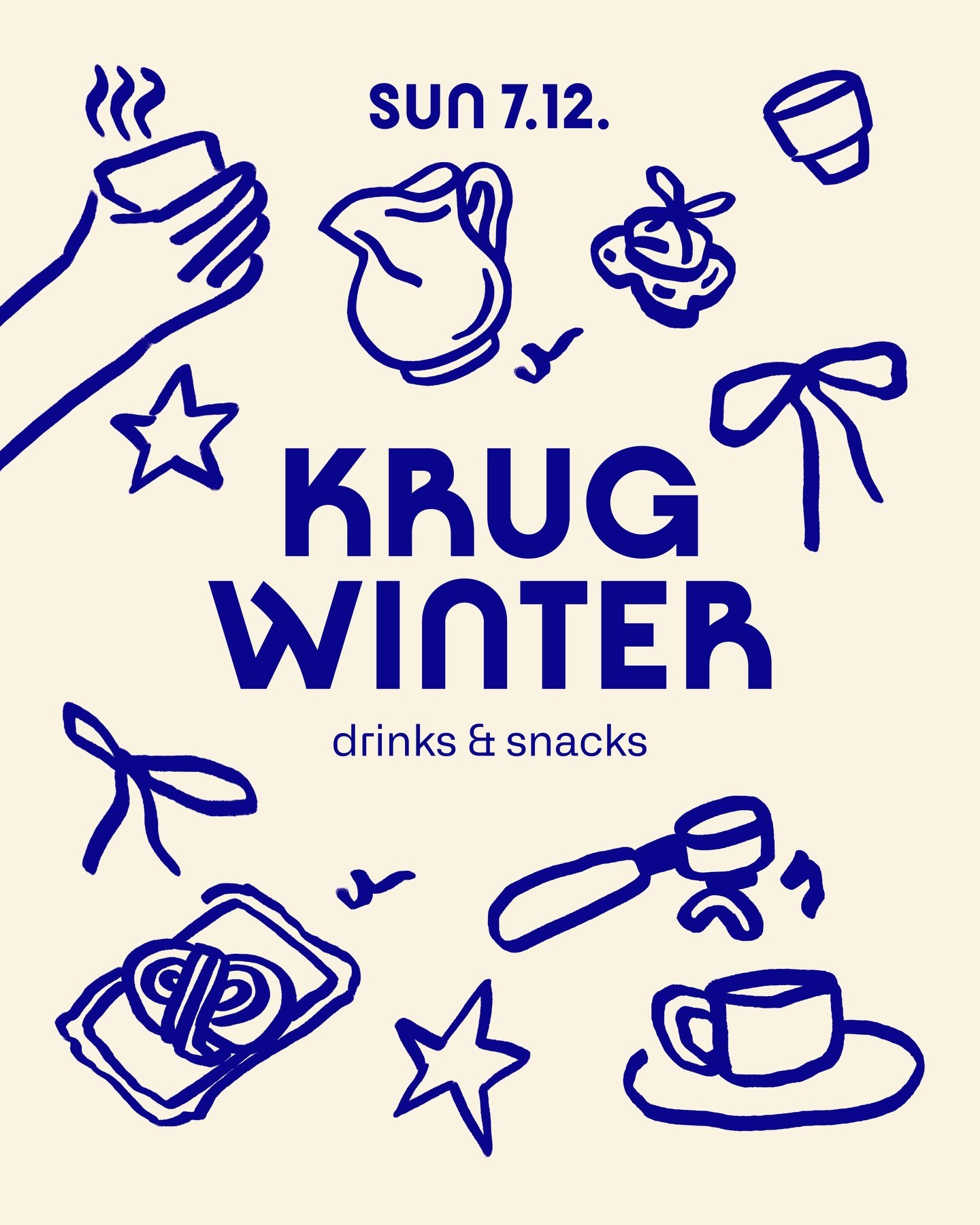 Food &amp; Drinks at KRUGWINTER 🍷☕️🧁🫶🏼

This time it&rsquo;s not only cozy and creative &ndash; it&rsquo;s also seriously delicious.

BUTTER &amp; BOHNE is Laura&rsquo;s passion project. She combines her love for quality food, beautiful things an
