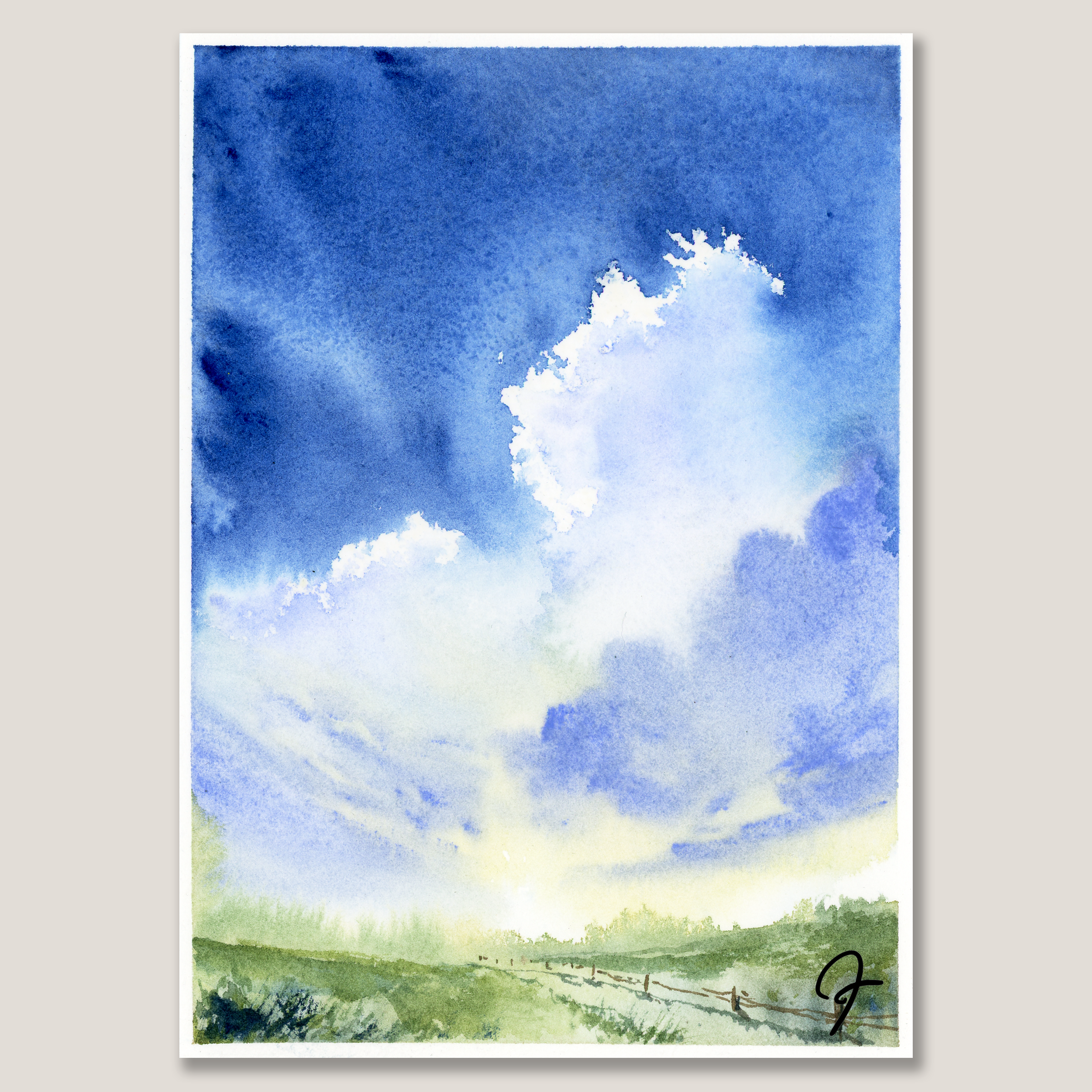 Path To List - Watercolor Painting
