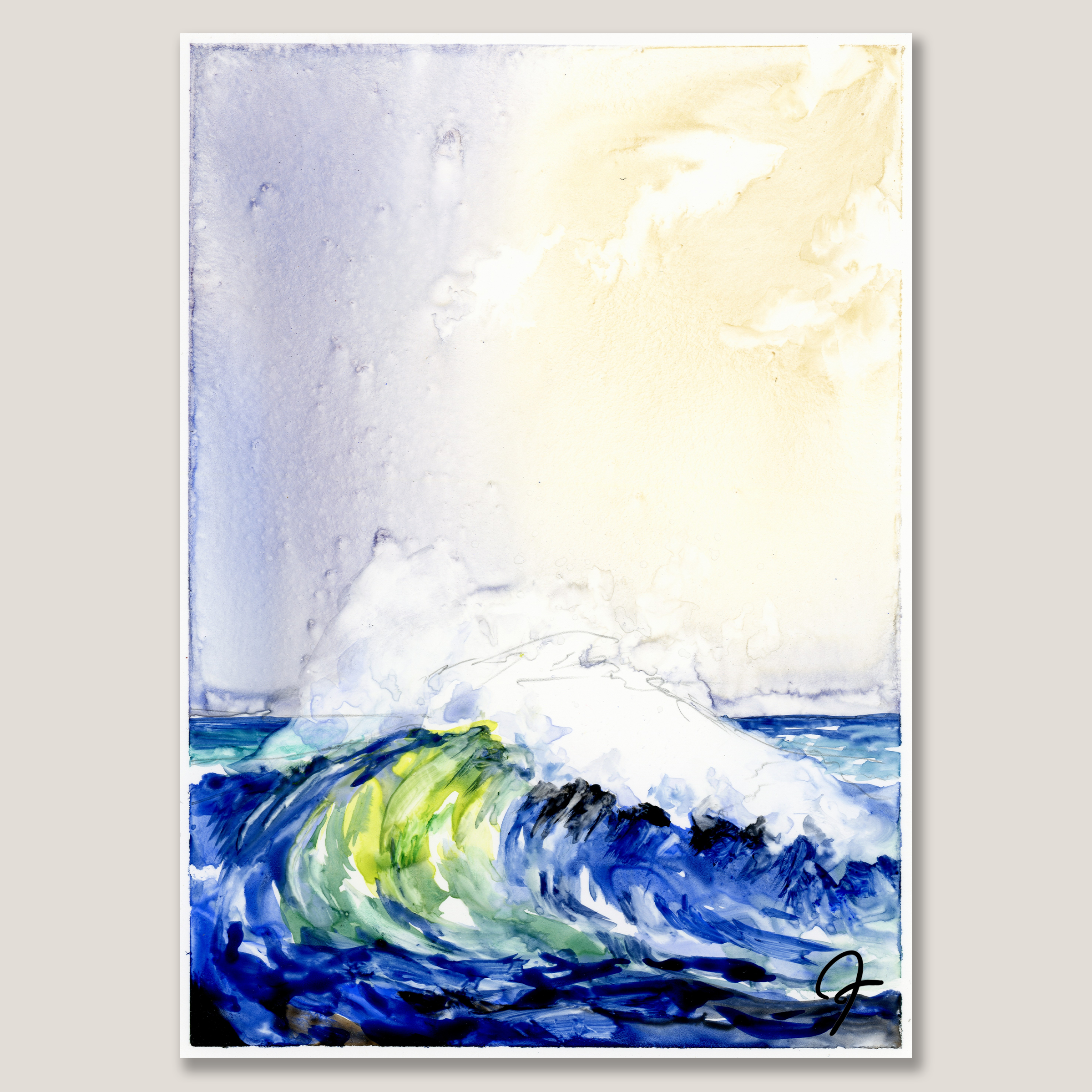 (Print) Ebon Waves