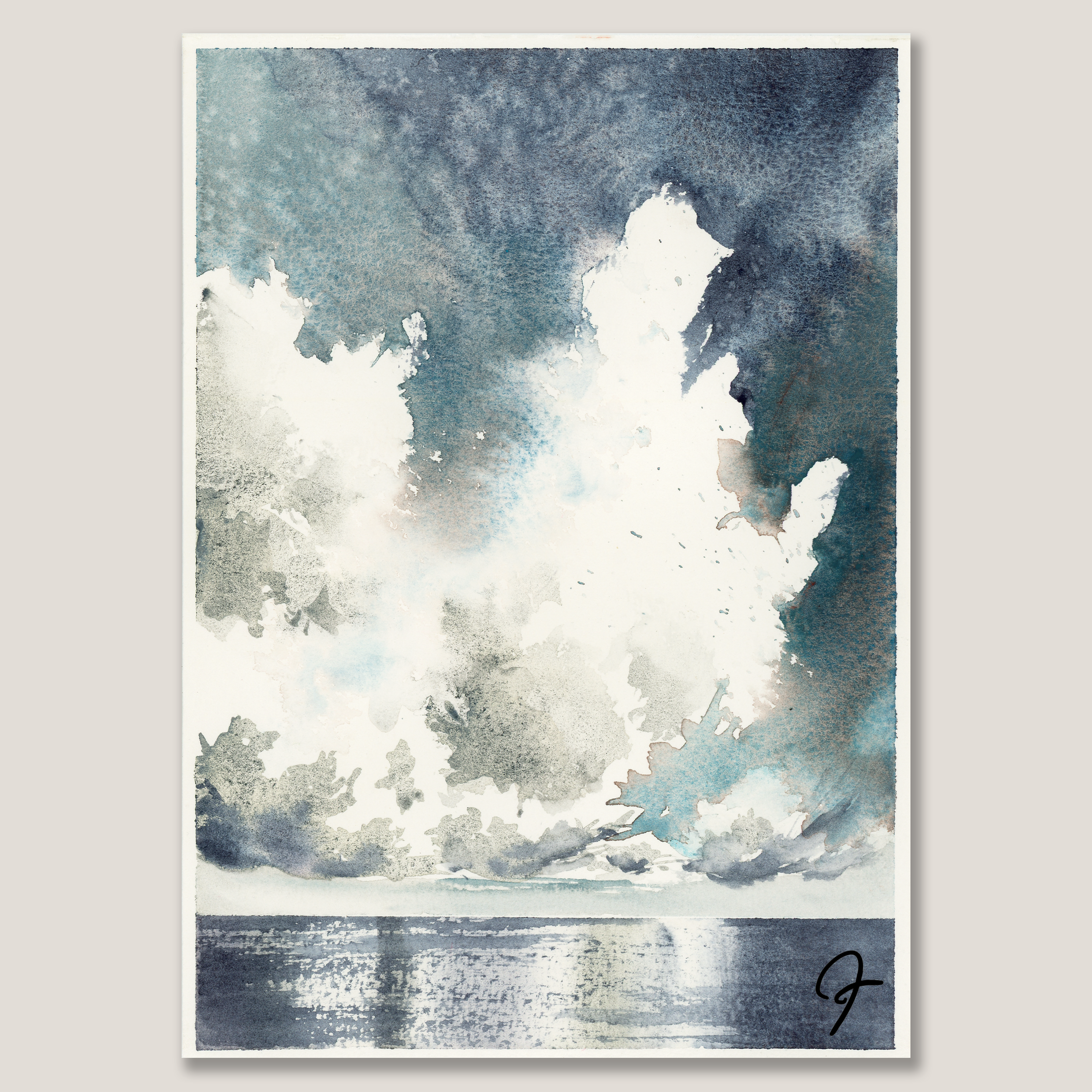 MonoSky - Watercolor Painting