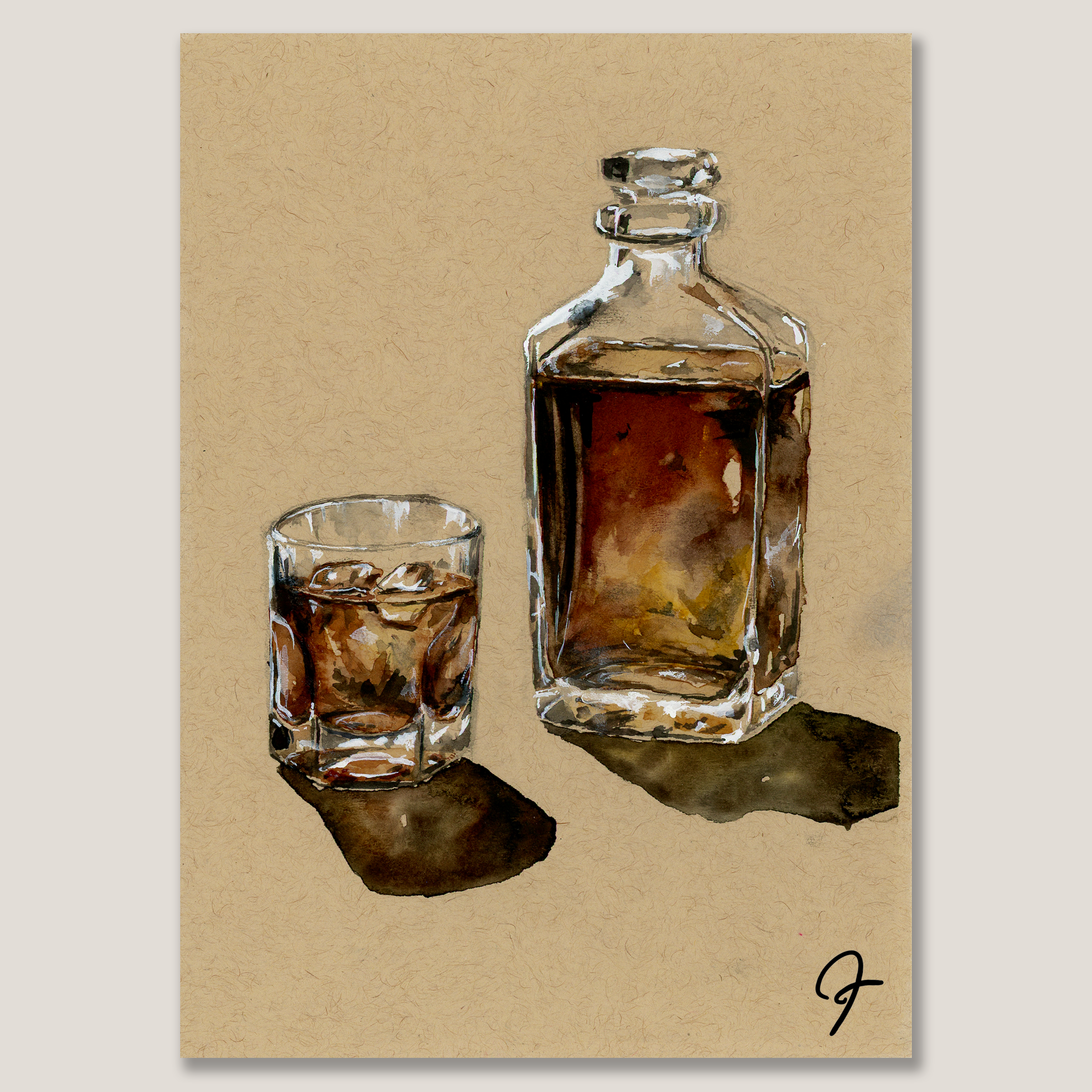 A Go Go - Watercolor Painting