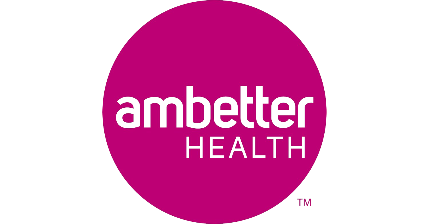 A circular logo with a purple background featuring the text 'ambetter HEALTH' in black, with 'HEALTH' in uppercase and smaller font, and a small 'TM' symbol to the bottom right.