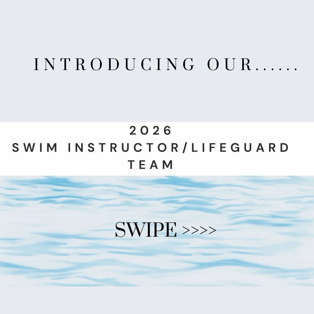 We&rsquo;re so excited to introduce our 2026 Swim Instructor &amp; Lifeguard team as the season kicks off in just a few weeks! 🌊☀️
This year brings a mix of fresh faces and returning veterans&mdash;some who have been with us for 5+ seasons.
We take 