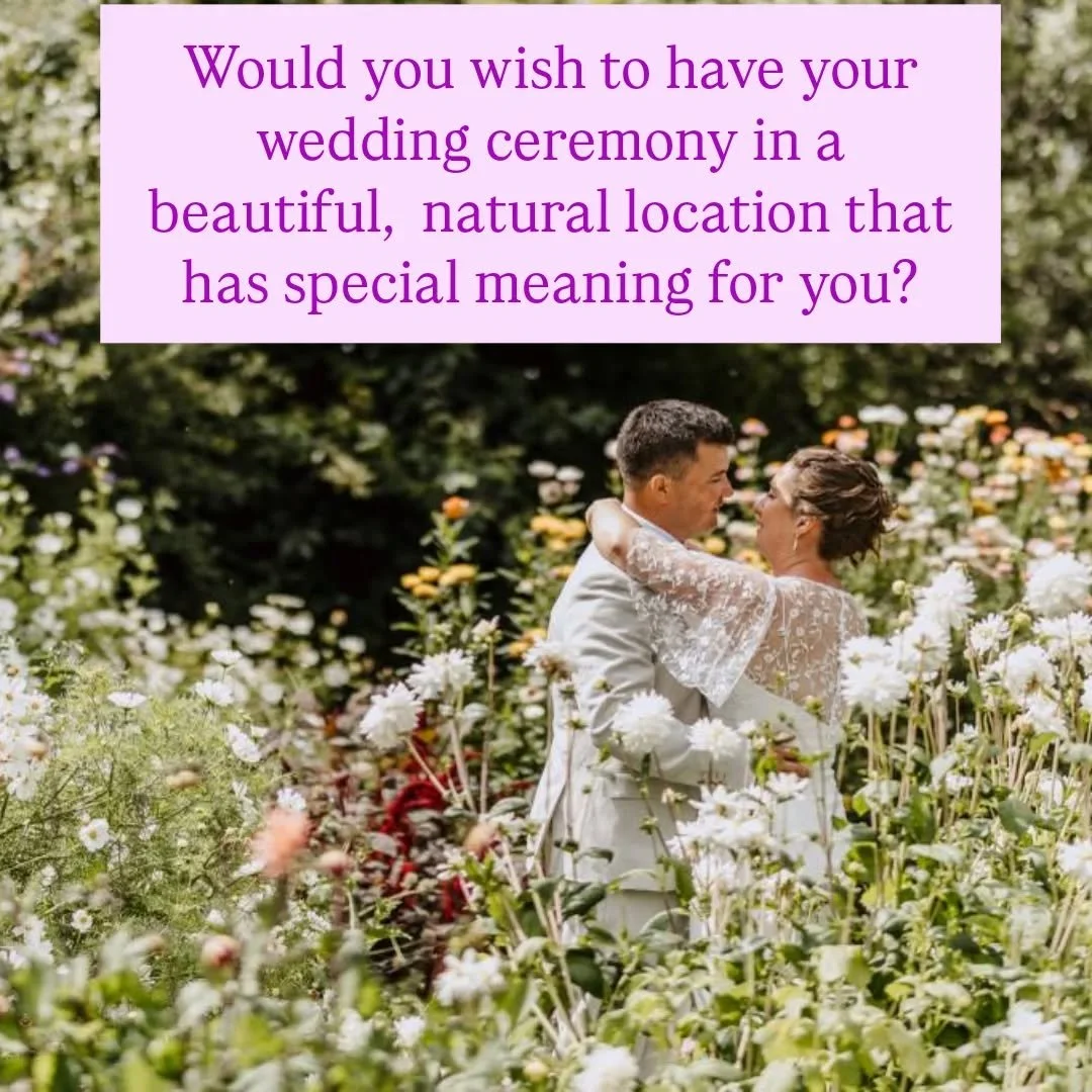 Choose a celebrant and go where registrars can't. Enjoy the freedom and joy of a wedding ceremony on your favourite beach, peaceful woodland, colourful meadow, quiet campsite, picturesque holiday home.....and make that wish come true.

#cornwallceleb