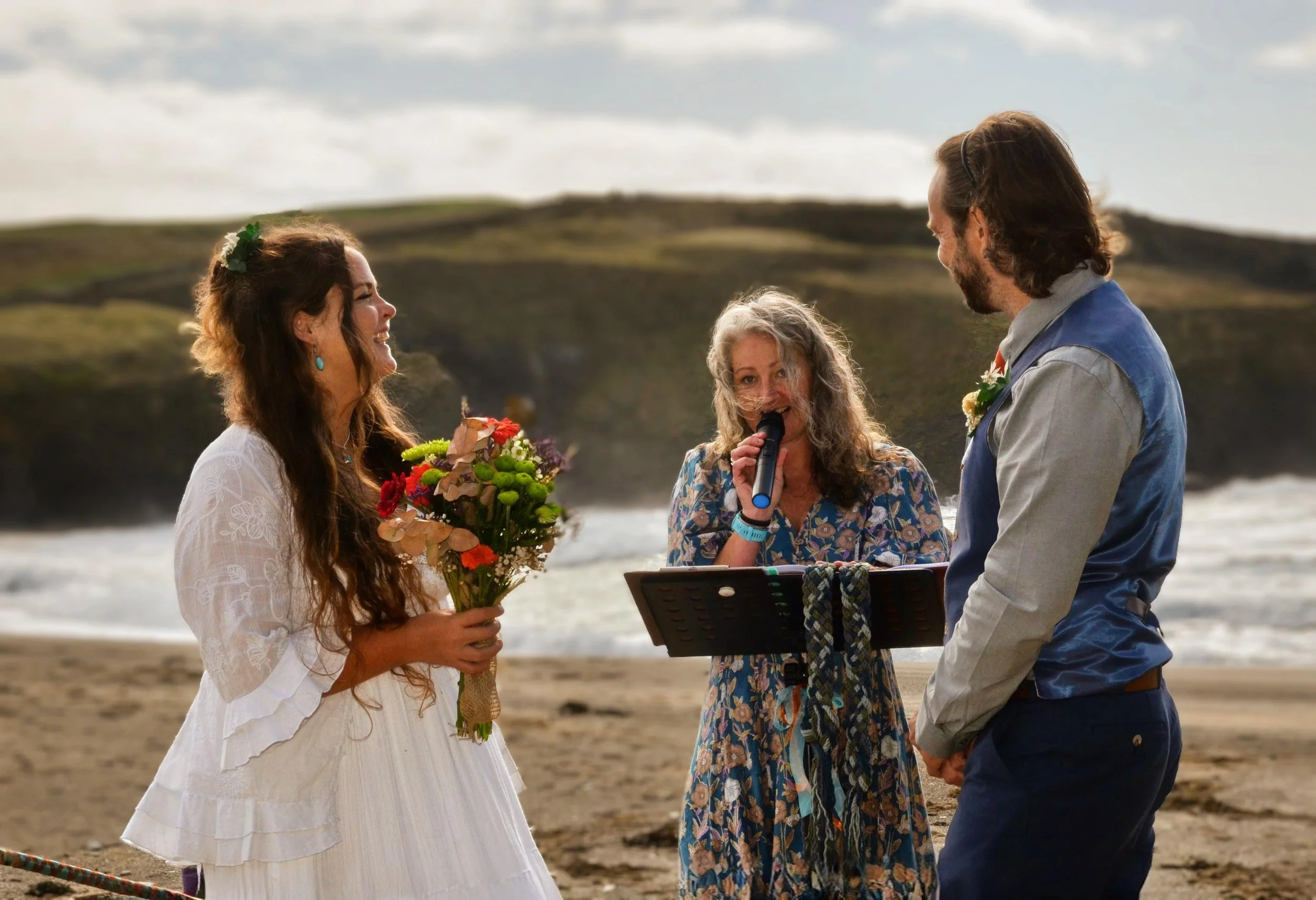 Sandy Toes and Sunshine for Colin and Mia at Church Cove, Gunwalloe, September 2025