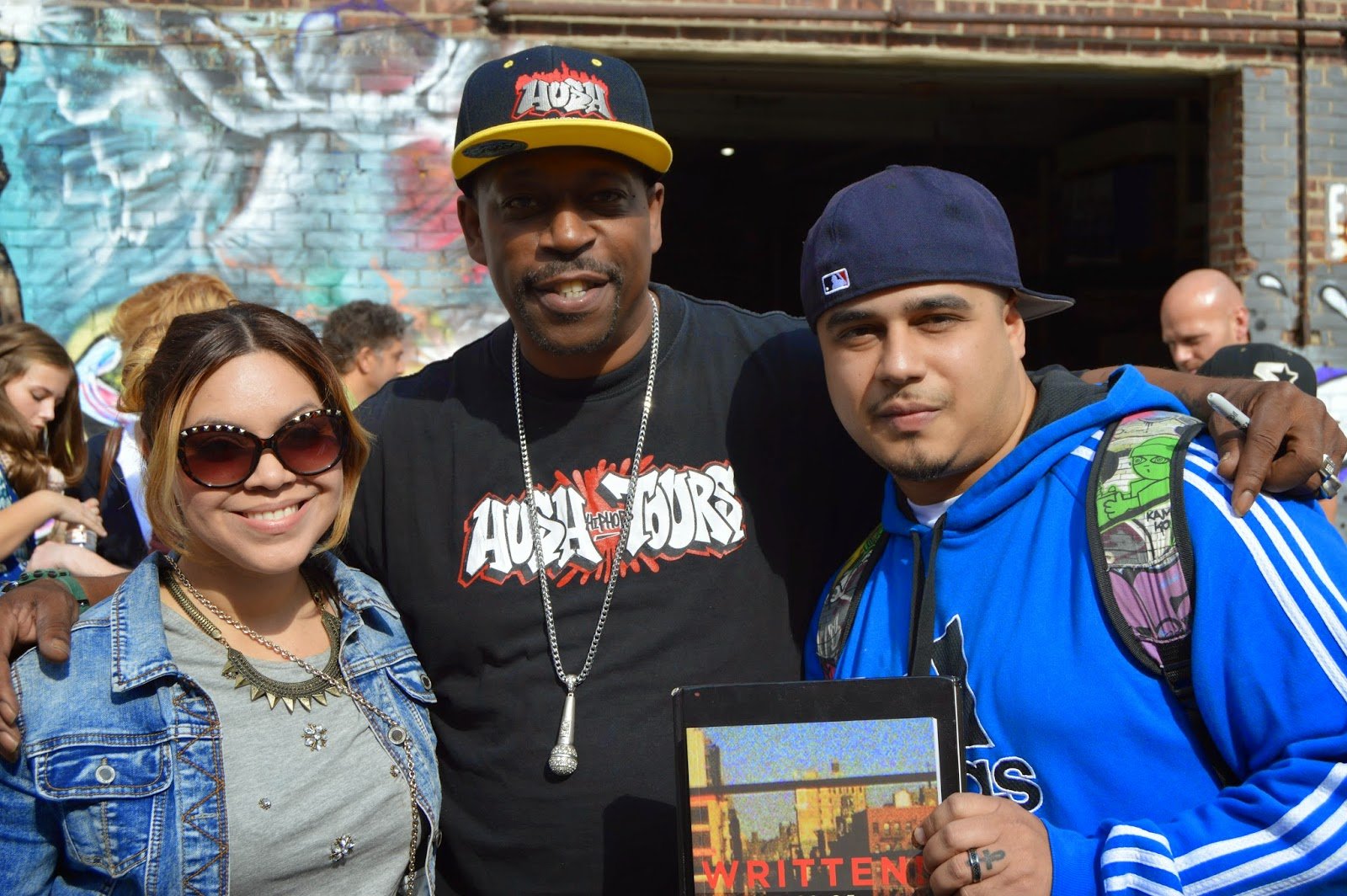 Opening day @ our west farms/ Gustiamos gallery with Grand Master Cas