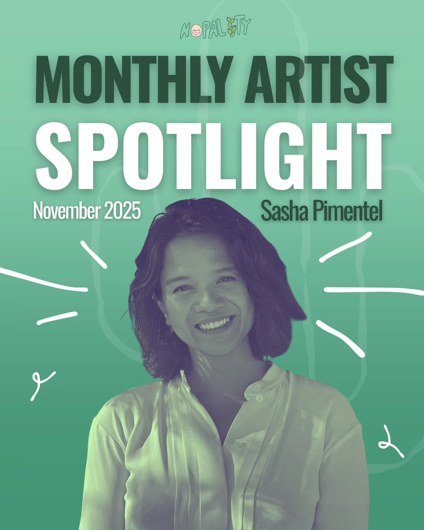 🌵Nopality Magazine&rsquo;s November Artist Spotlight goes to @sasharpimentel &mdash; a Filipina poet reshaping the way we understand borders, language, and the spaces between.

&ldquo;The reality is, I am both connected to and severed from my origin