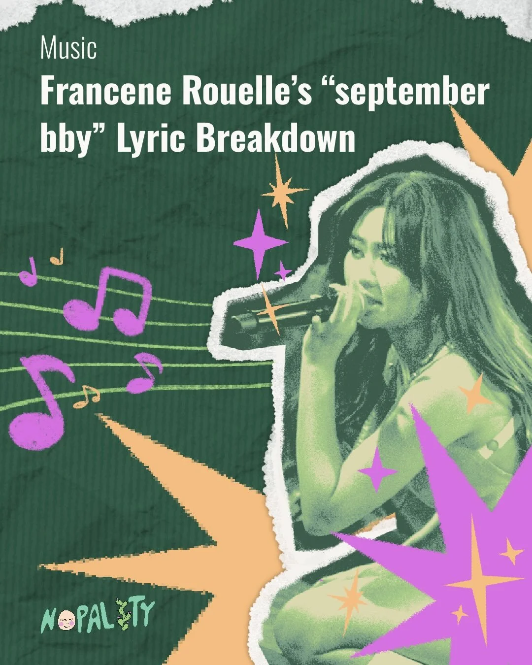 🌵 Francene Rouelle steps into a new era with &ldquo;september bby,&rdquo; a hyper-pop charged single about growth, self-confidence, and leaving the past behind. ✨

With dreamy visuals and bold lyricism, Francene embraces transformation &mdash; provi