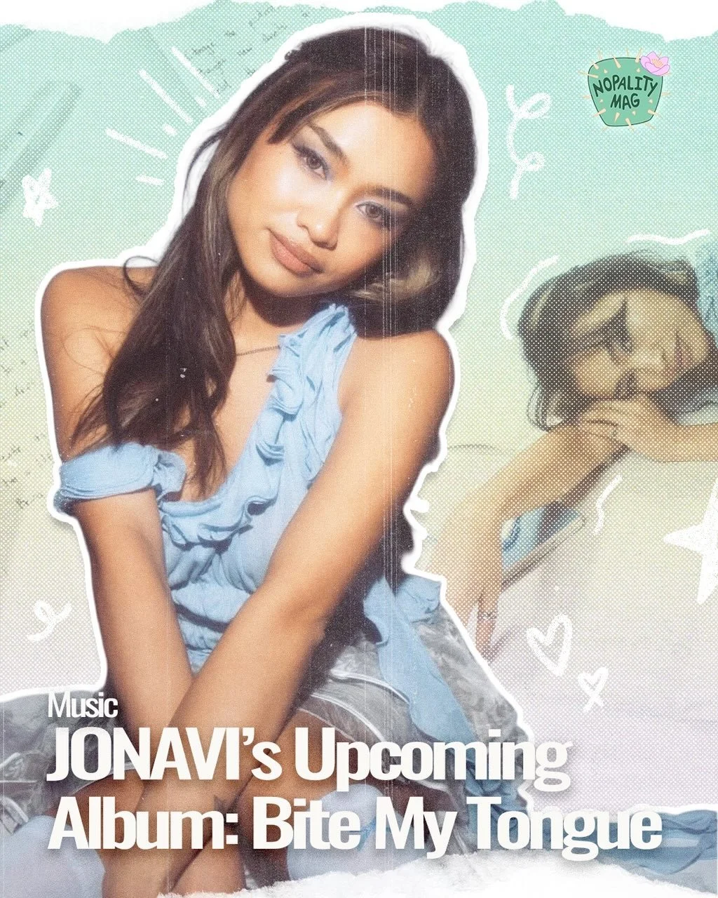 🌵 Dallas artist JONAVI returns with &lsquo;Bite My Tongue&rsquo; &mdash; a deeply personal album balancing introspection, intimacy, and hopeful vulnerability through dreamy indie-pop production and sharp lyricism.

From playful tracks like &ldquo;ea