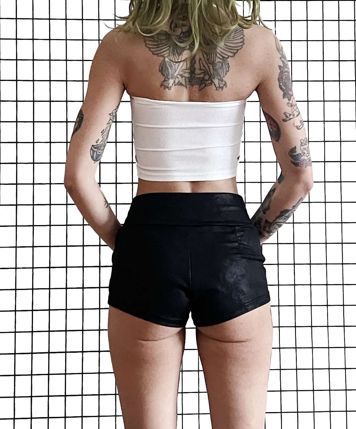 SPAZZ White Halter - Back.jpg