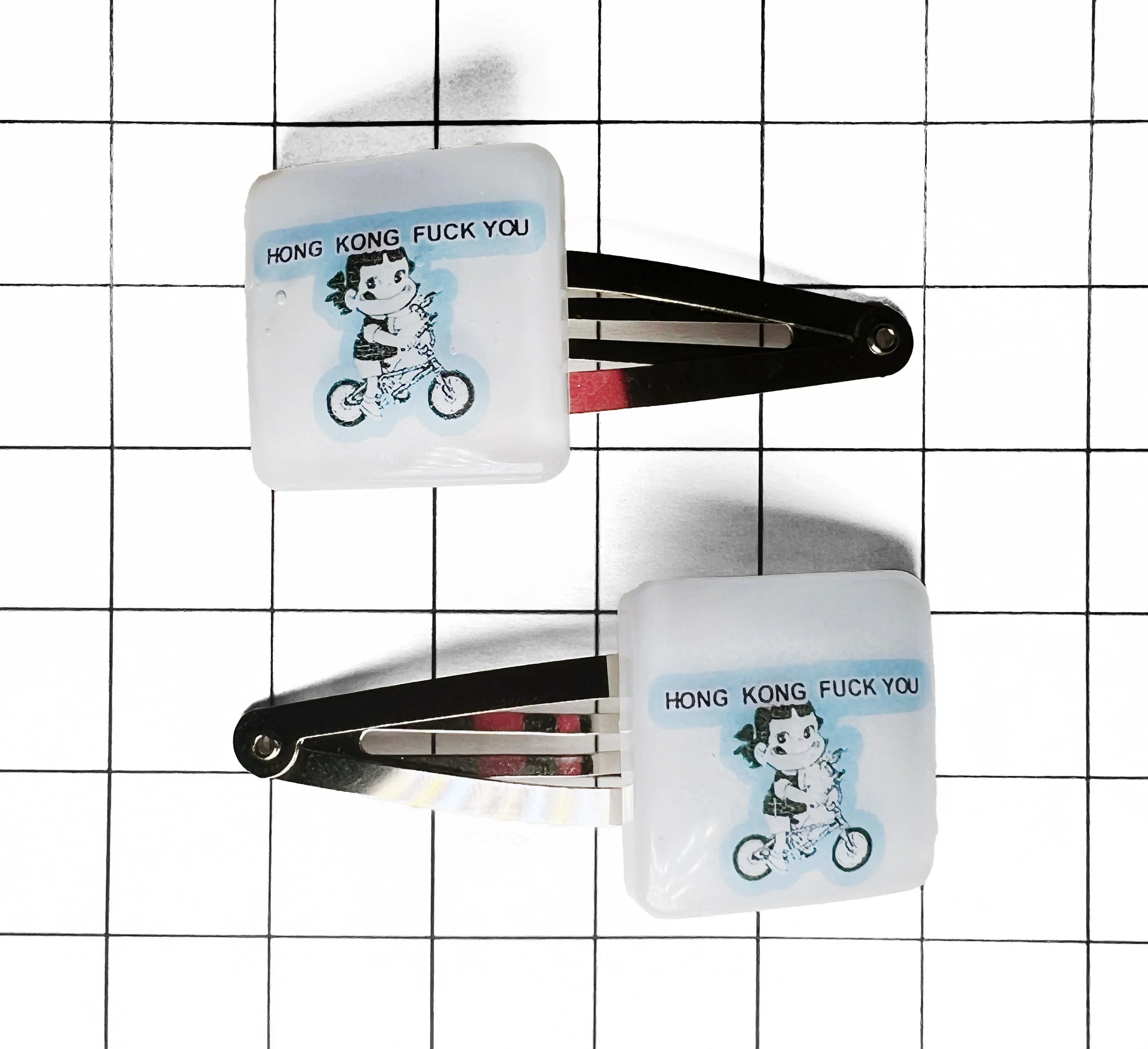 ✧ Honk Kong Fuck You Hair Clips ✧