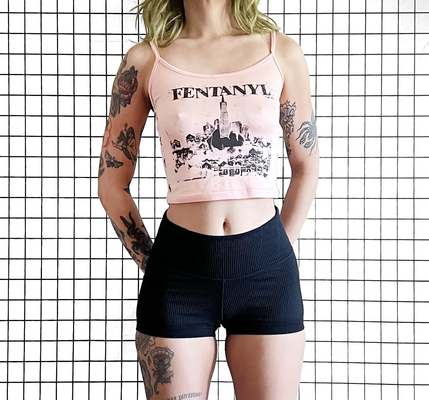 Fentanyl Grommet Baby Tank, size small