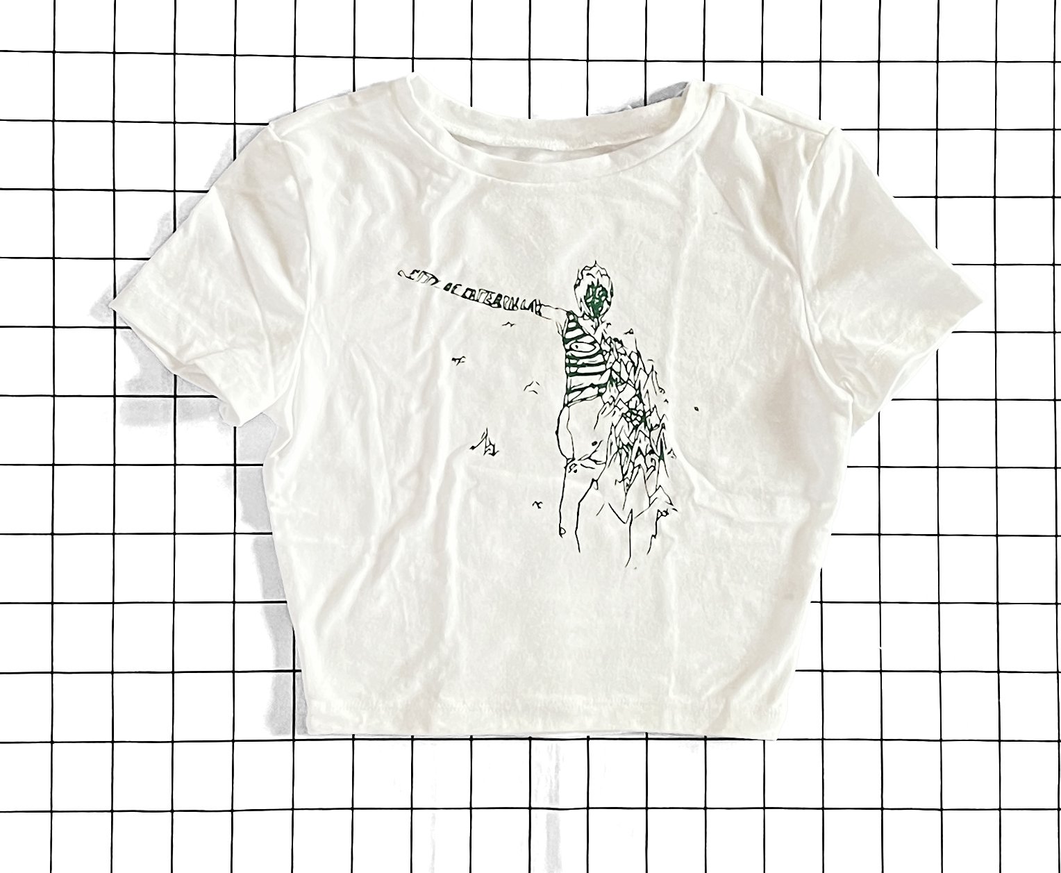 City of Caterpillar Crop Top, size x-small