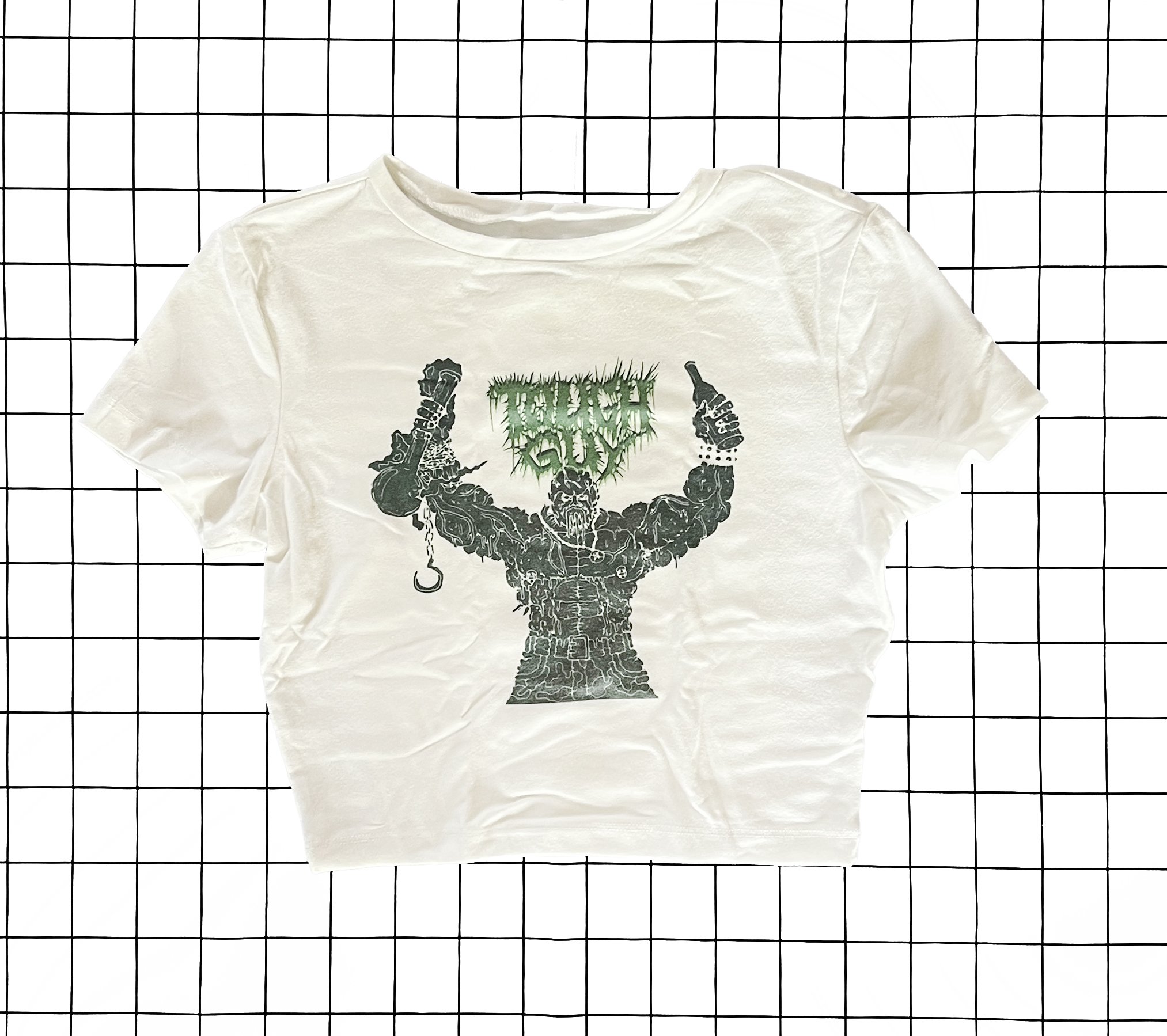 Tough Guy Crop Top, size x-small
