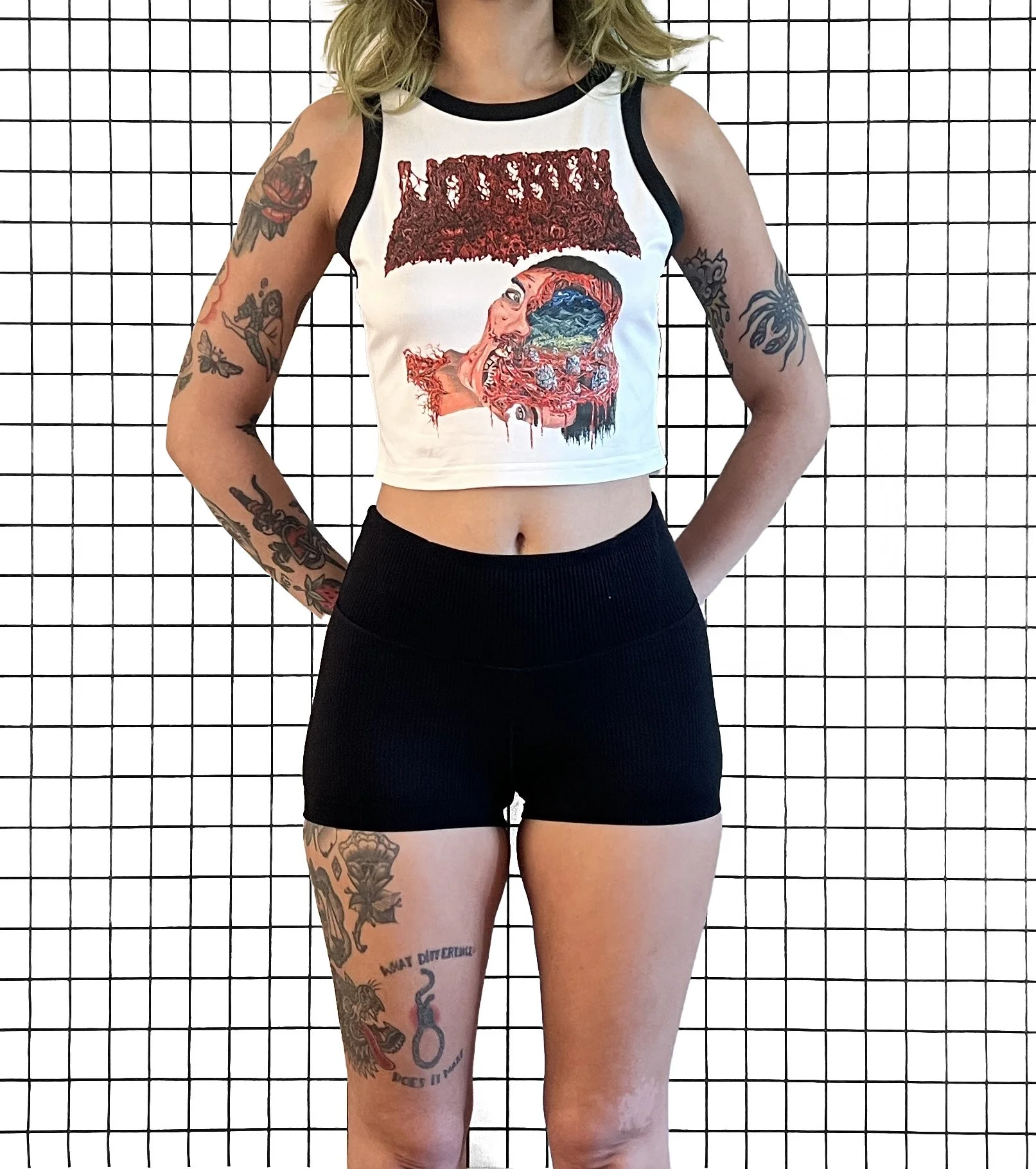 Undeath Ringer Tank Top, size medium