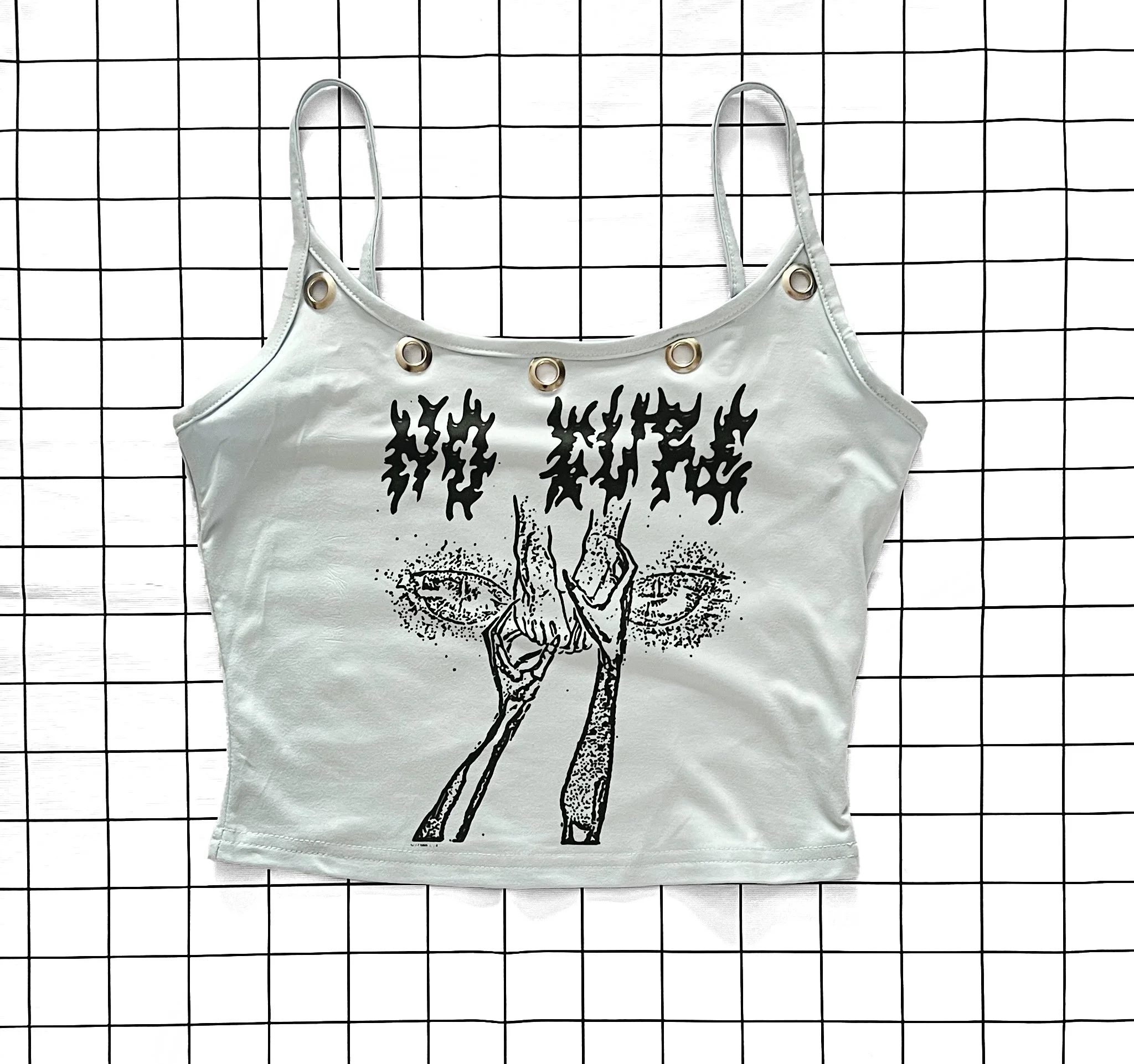 No Cure Blue Tank - Hanger.jpg