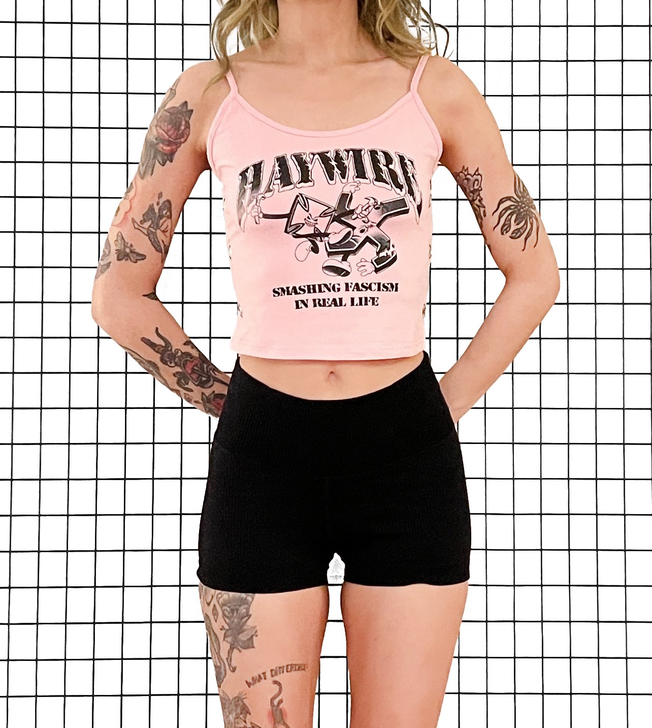 Haywire Pink Grommet Tank - Model.jpg