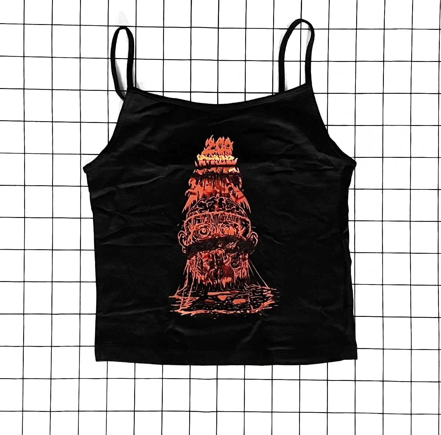200 Stab Wounds Holographic Tank Top, size small
