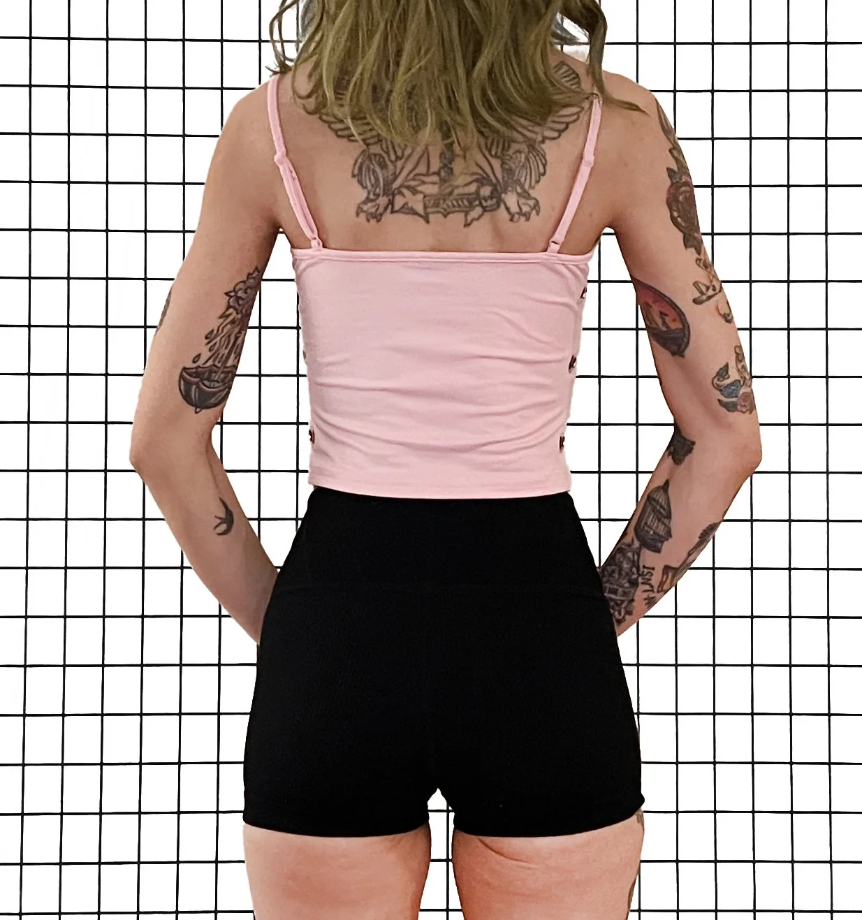 Haywire Pink Grommet Tank - Back.jpg