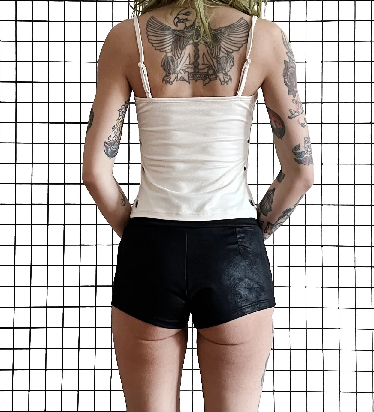 Lack of Interest Tan Tank - Back.jpg