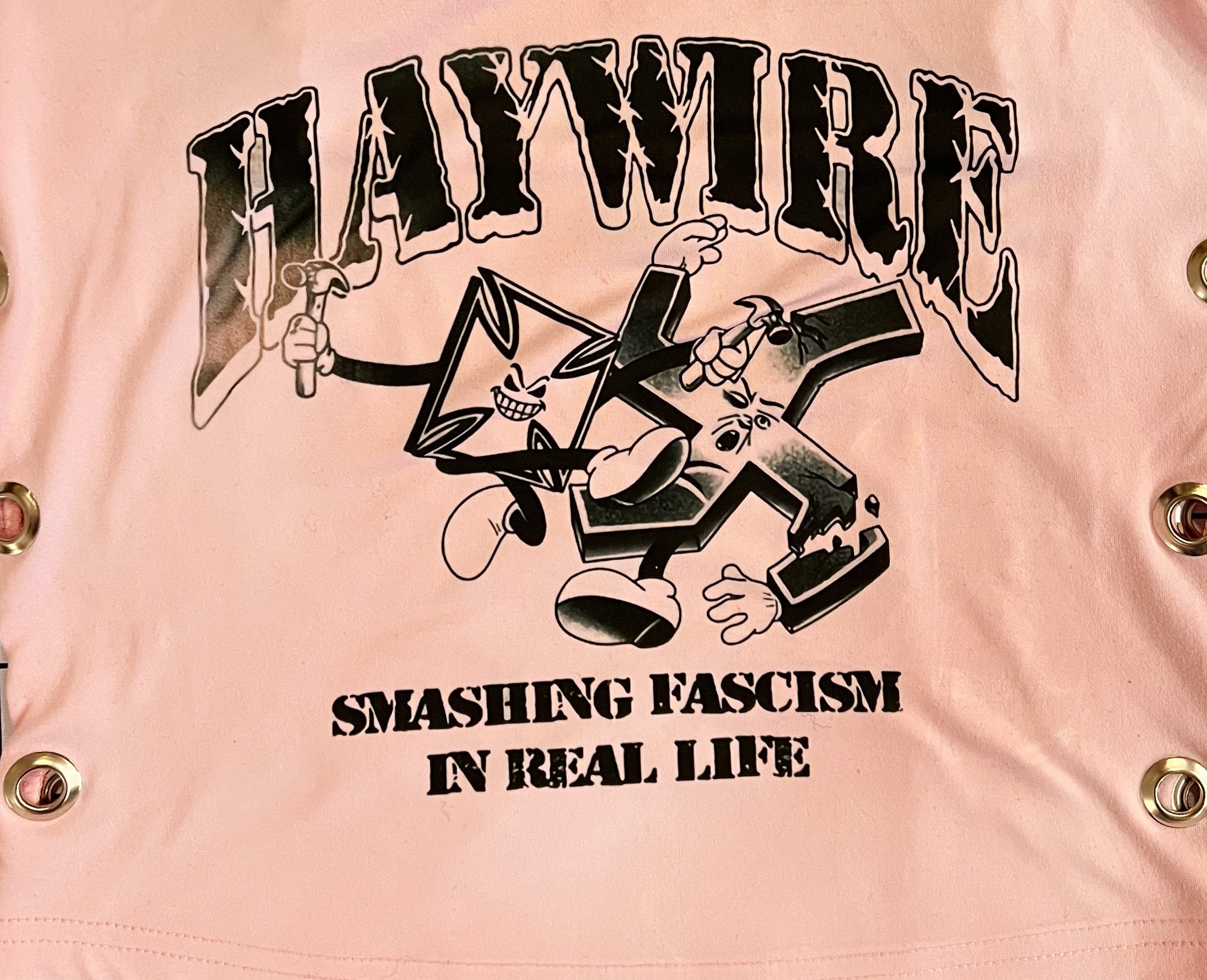 Haywire Pink Grommet Tank - Close.jpg