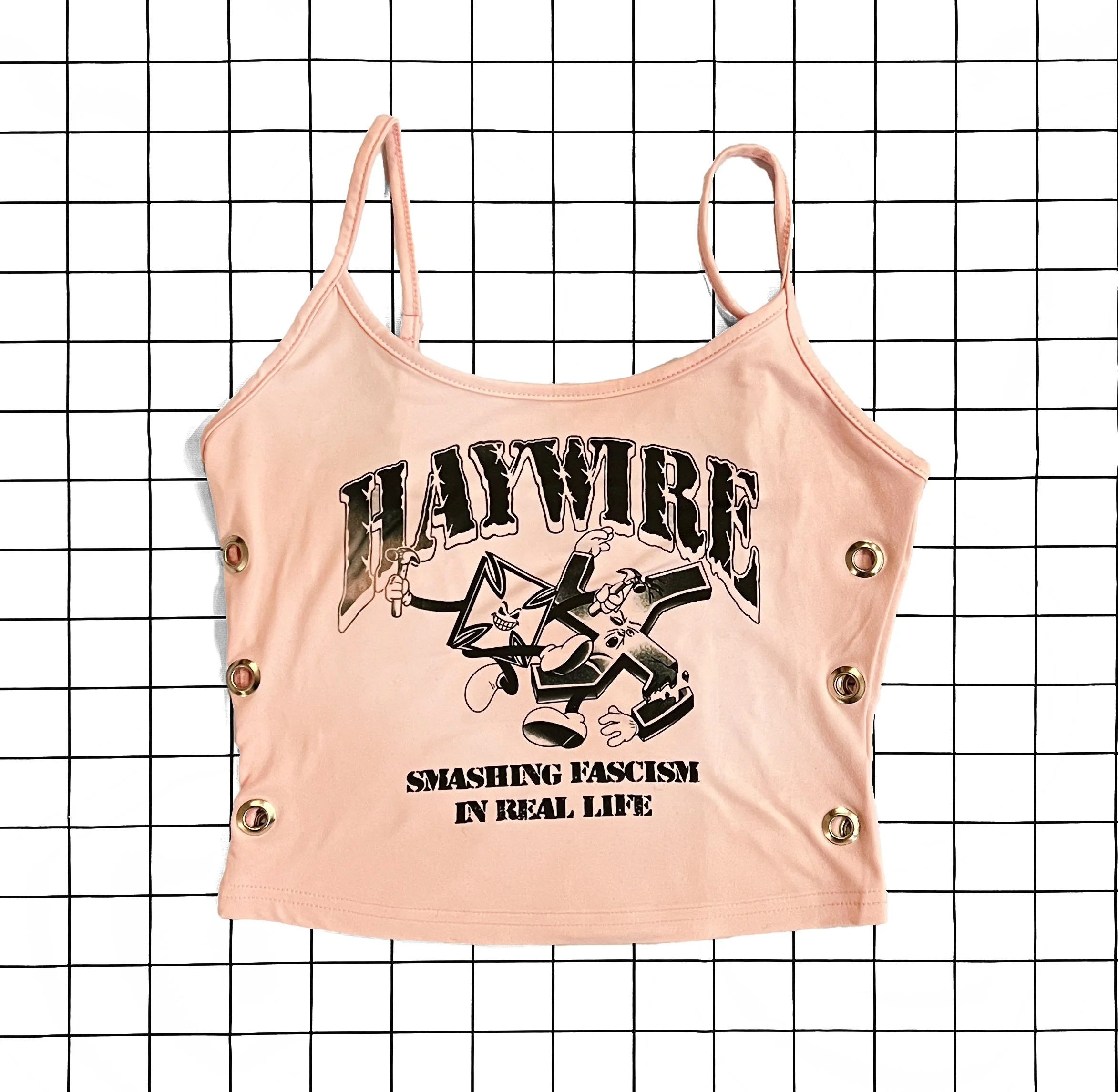Haywire Pink Grommet Tank - Hanger.jpg