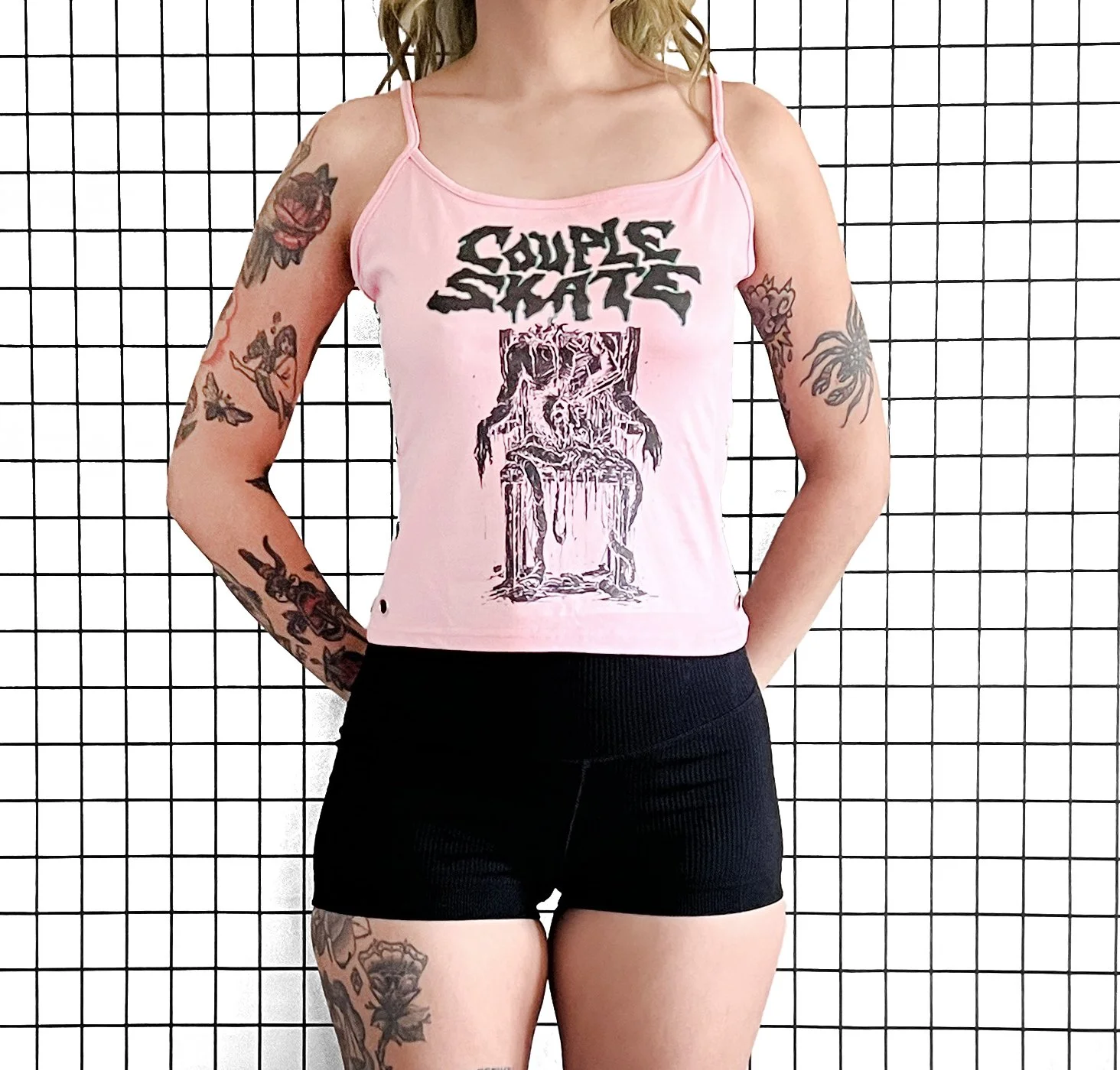 Couple Skate Pink Tank - Model.jpg