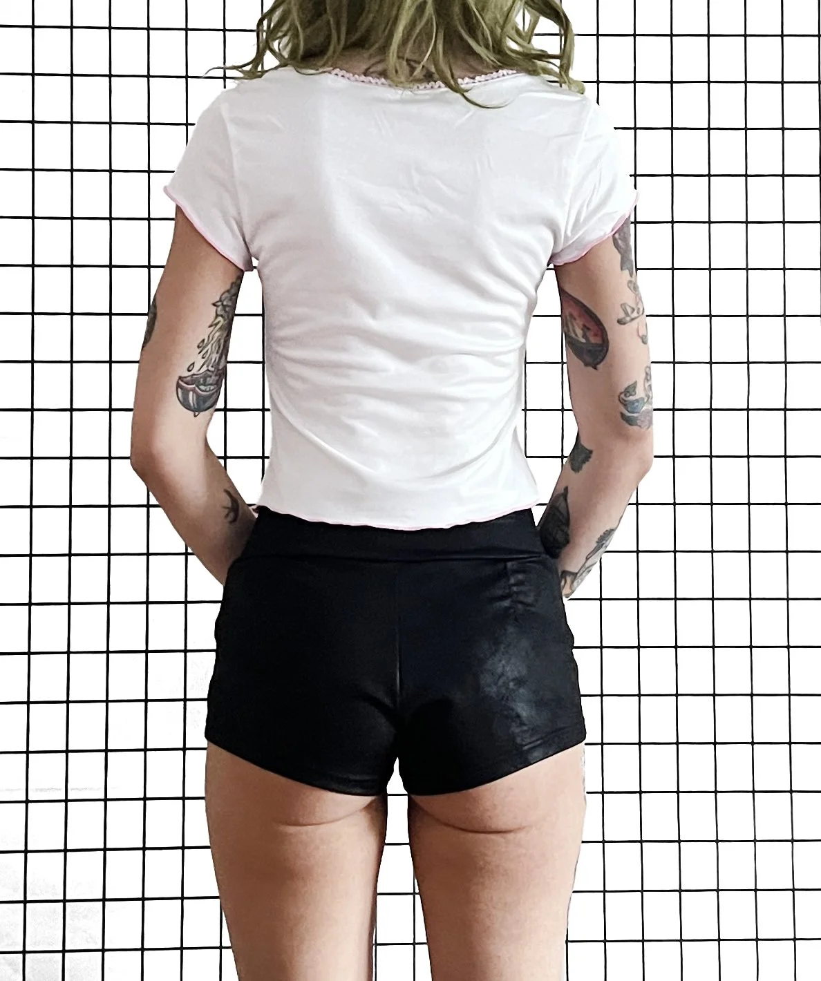 Toughguy Baby Doll Lace Tee - Back.jpg