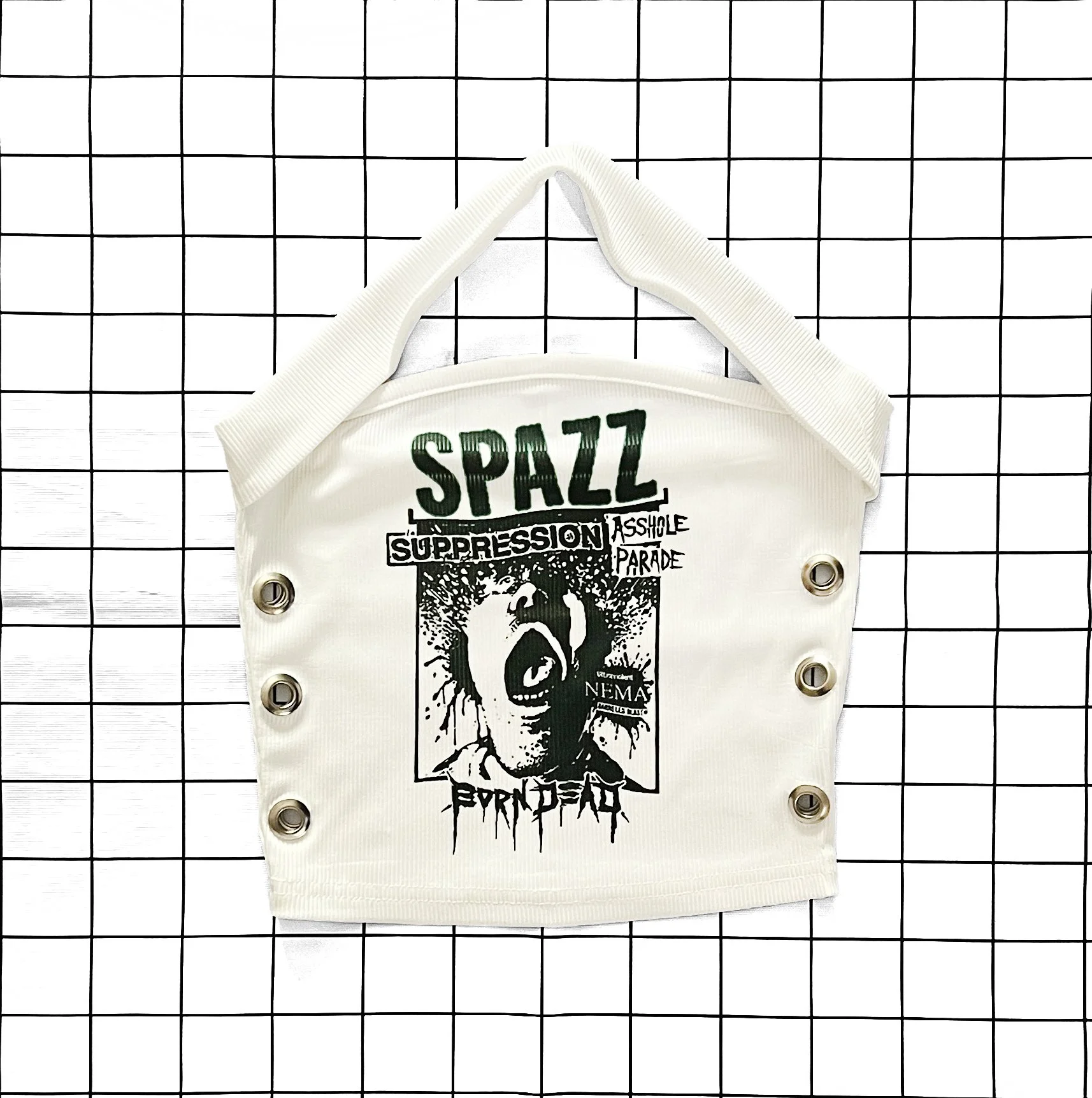 SPAZZ White Halter - Hanger.jpg