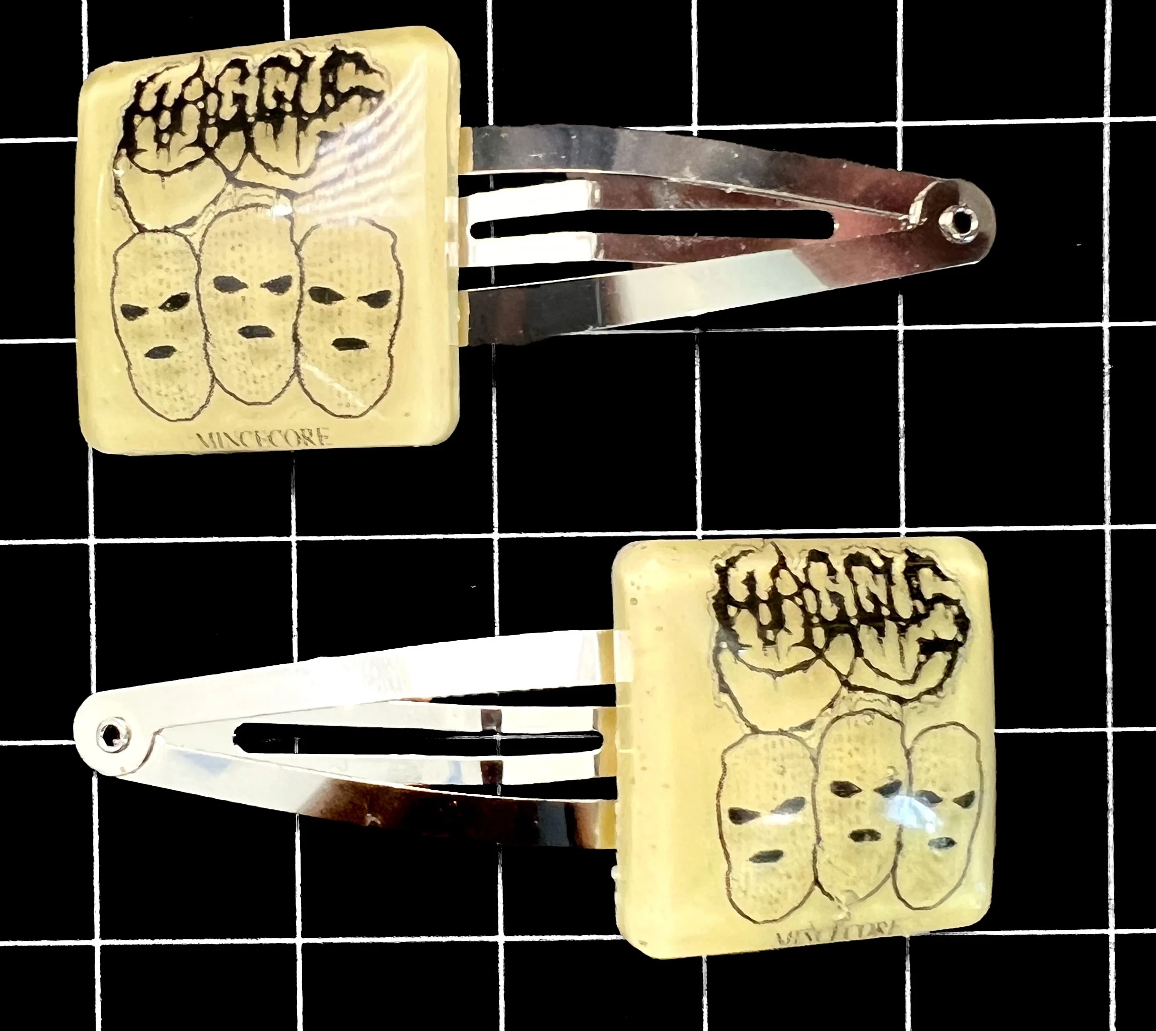 Haggus 'mincecore' Hair Clip Set (2)