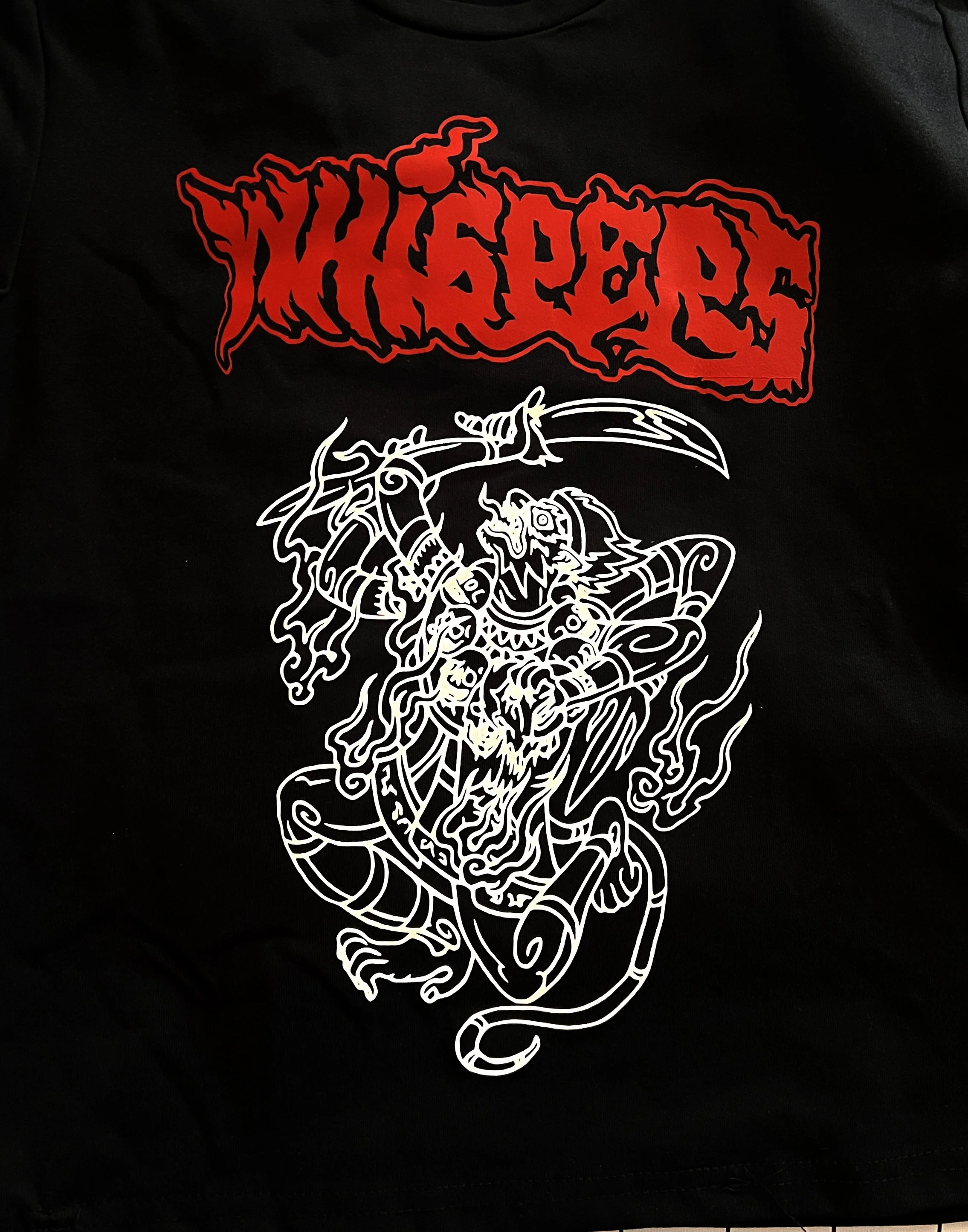 whispers black baby tee - Close.jpg