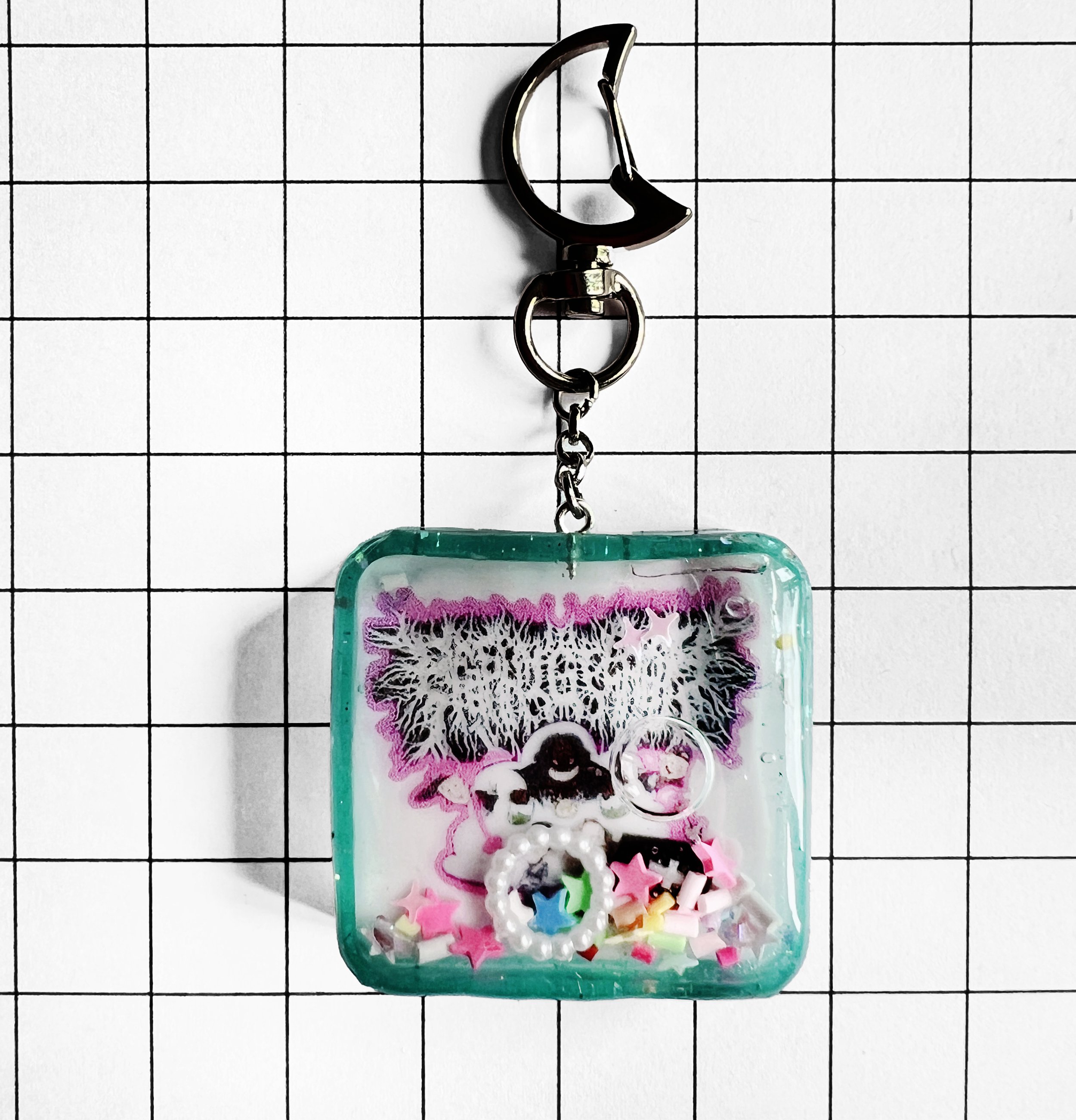 ⭐︎ PeelingFlesh Handmade Shaker Keychain ⭐︎