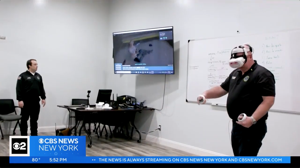 CBS news coverage of MCI-VR project.