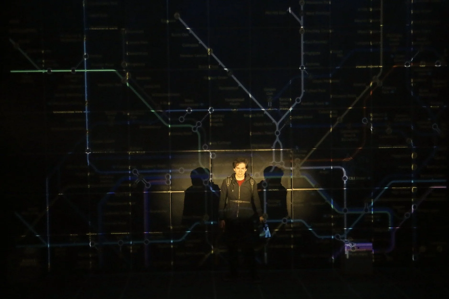 Performance from The Curious Incident of the Dog at Night Time.