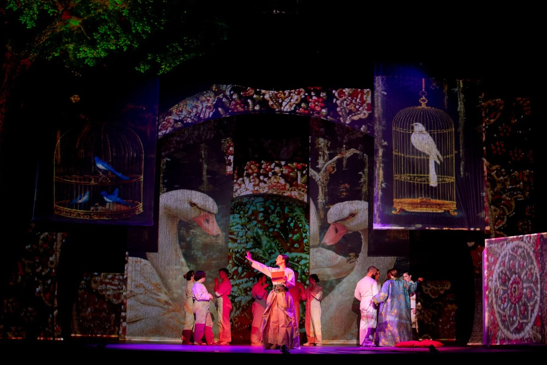 Orlando throws a grand party. Production photo of Orlando. Photo by Maranda DeBusk