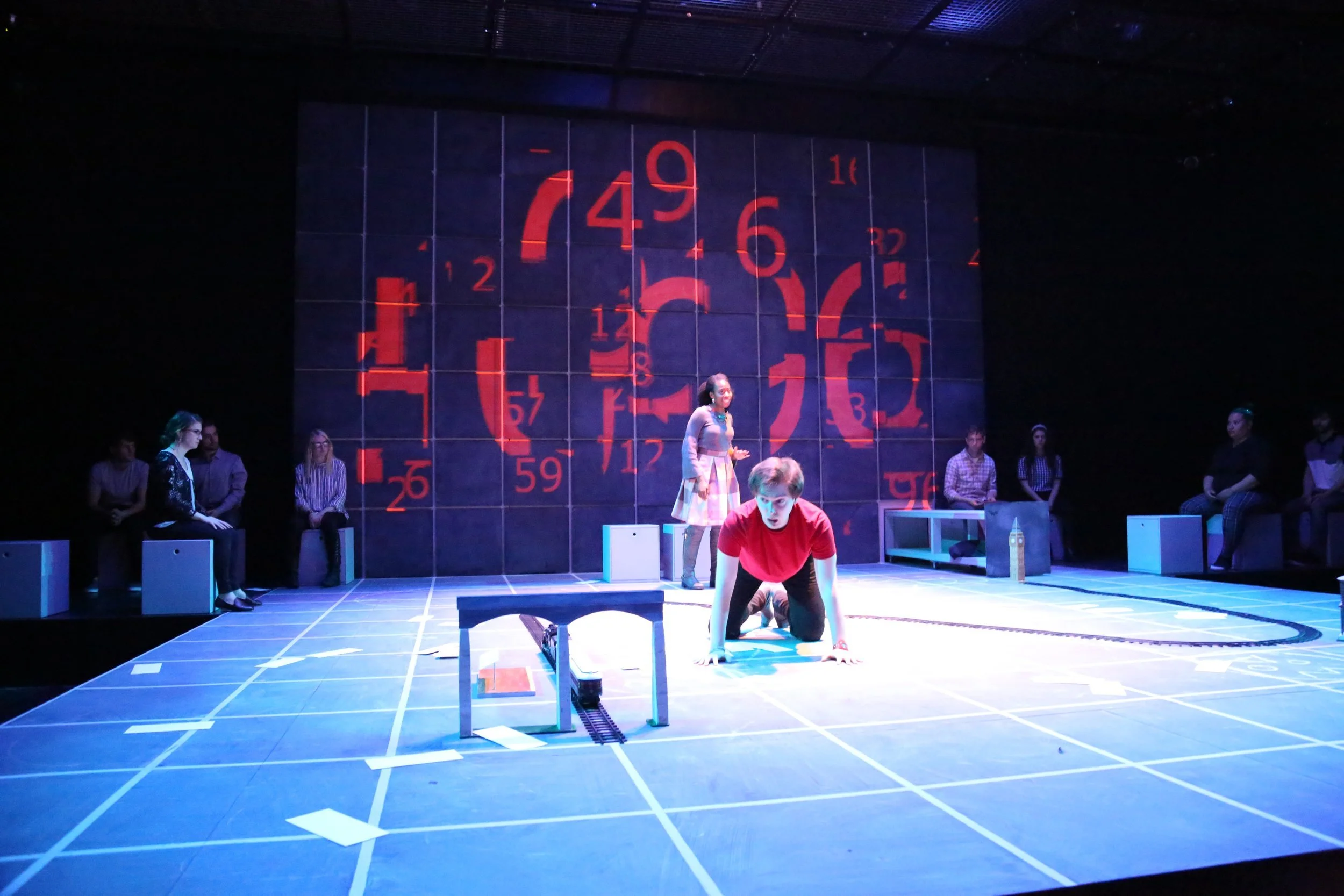 Performance photo from The Curious Incident of the Dog at Night Time.