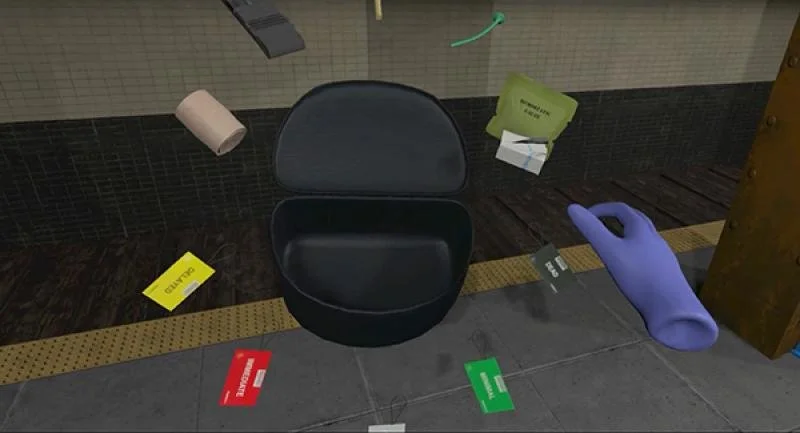 Screenshot of VR triage kit.
