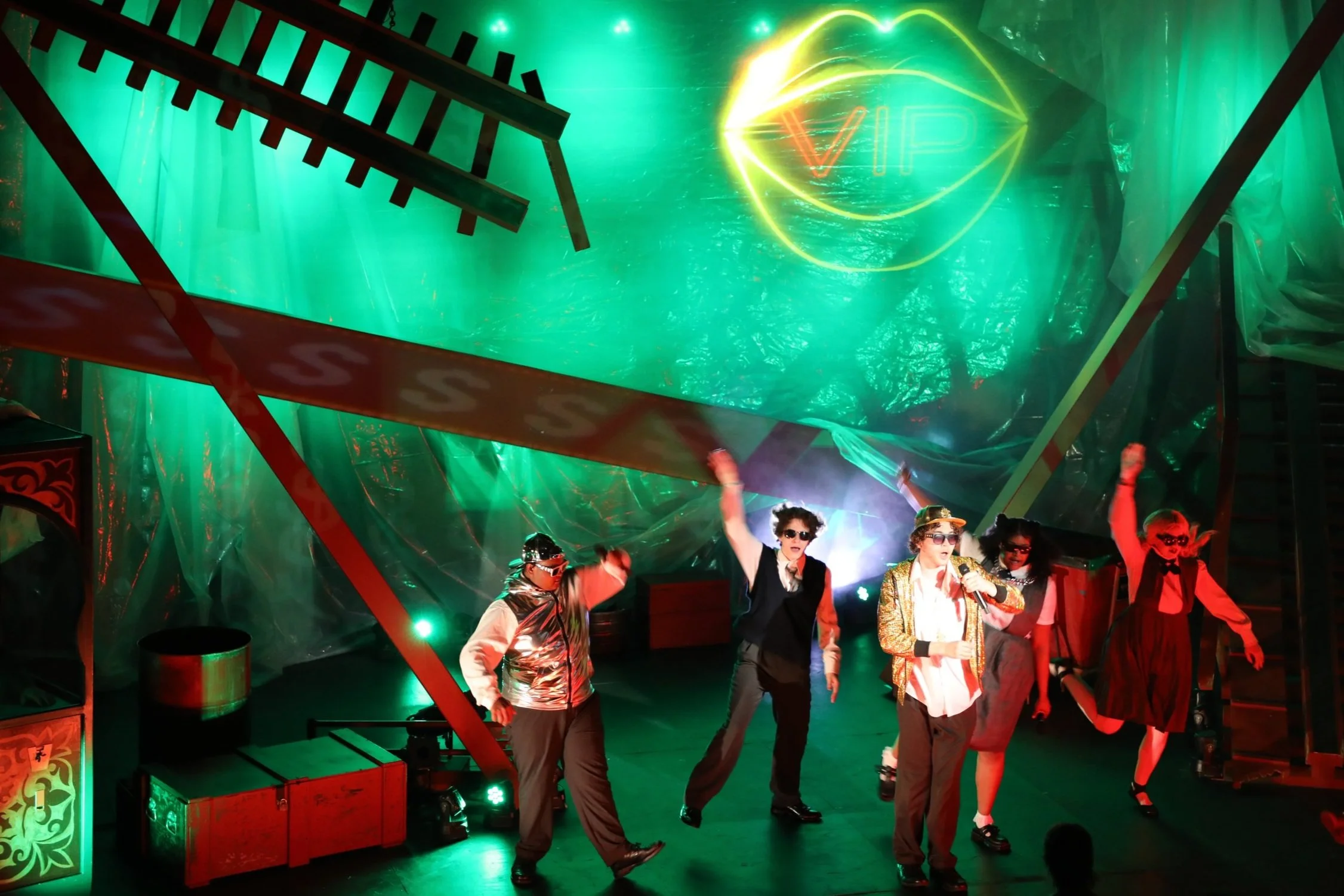 This song is awesome. Ride the Cyclone production photo.