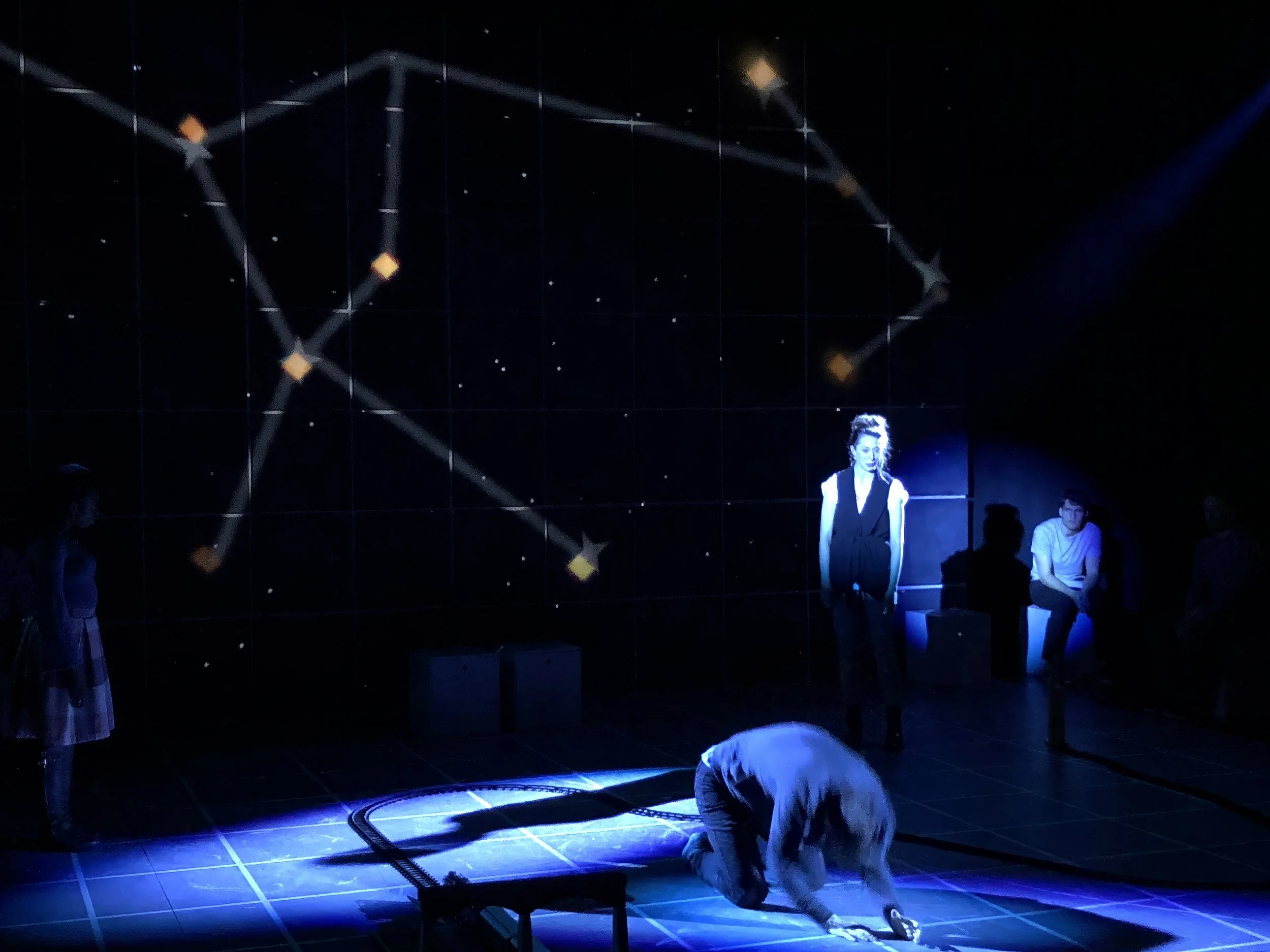 Performance photo from The Curious Incident of the Dog at Night Time.