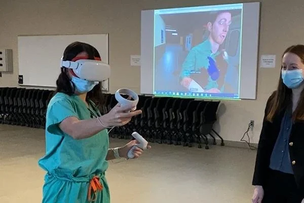 Training photo from MCI-VR project.