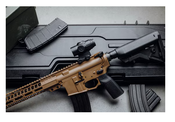 Primary Arms SLx 5X MicroPrism™ Scope - Red Illuminated ACSS Aurora MIL Reticle