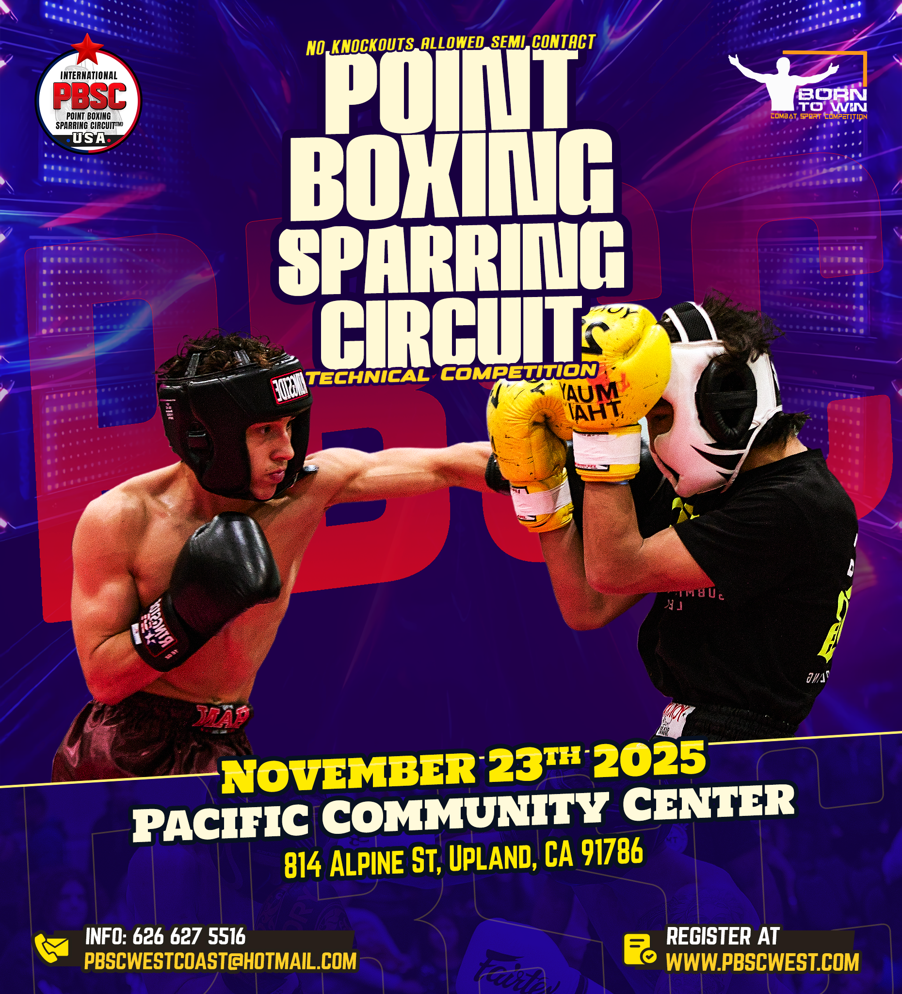 PBSC POINT BOXING SPARRING CIRCUIT - UPLAND, CA