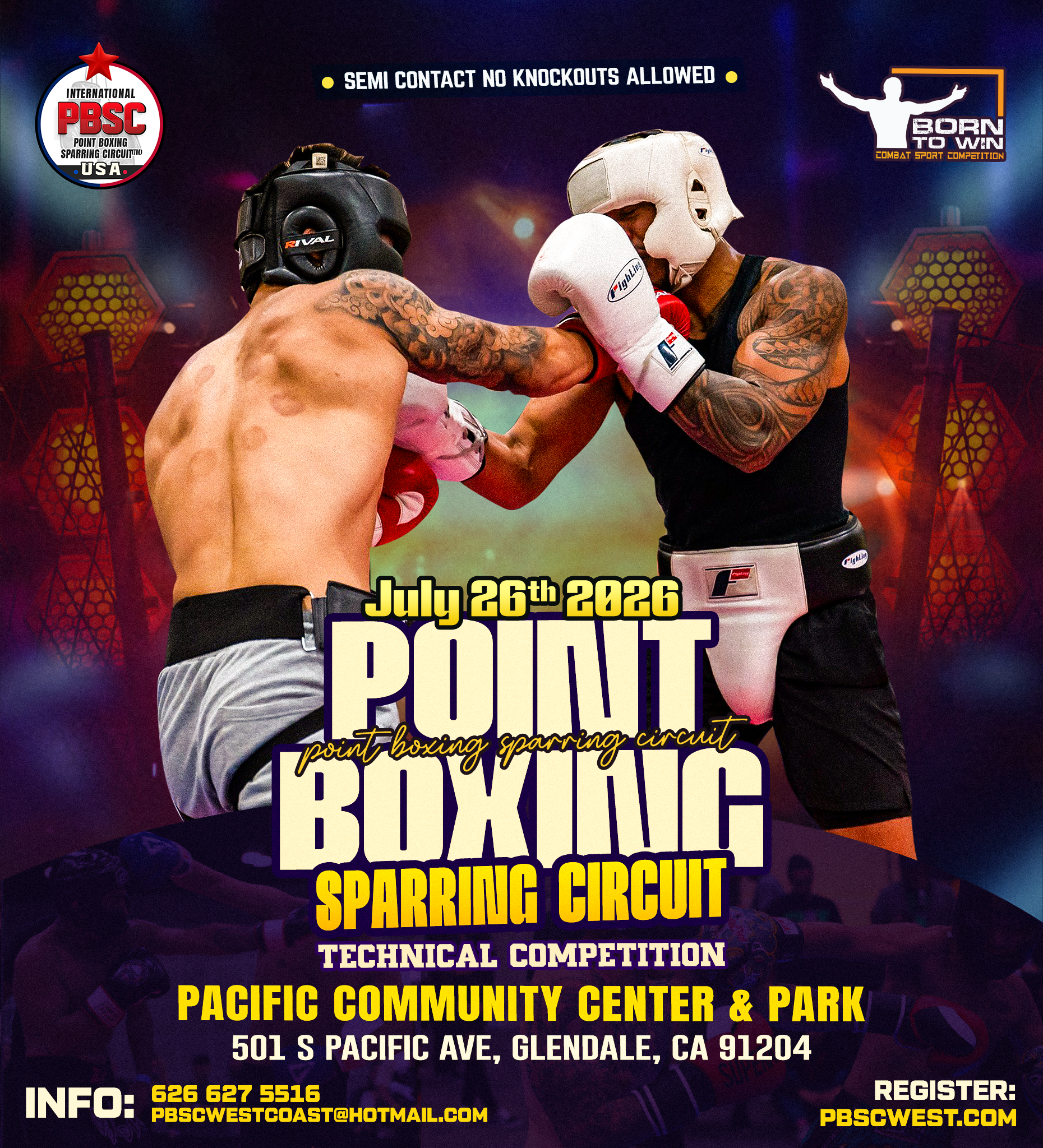 PBSC POINT BOXING SPARRING CIRCUIT - GLENDALE, CA