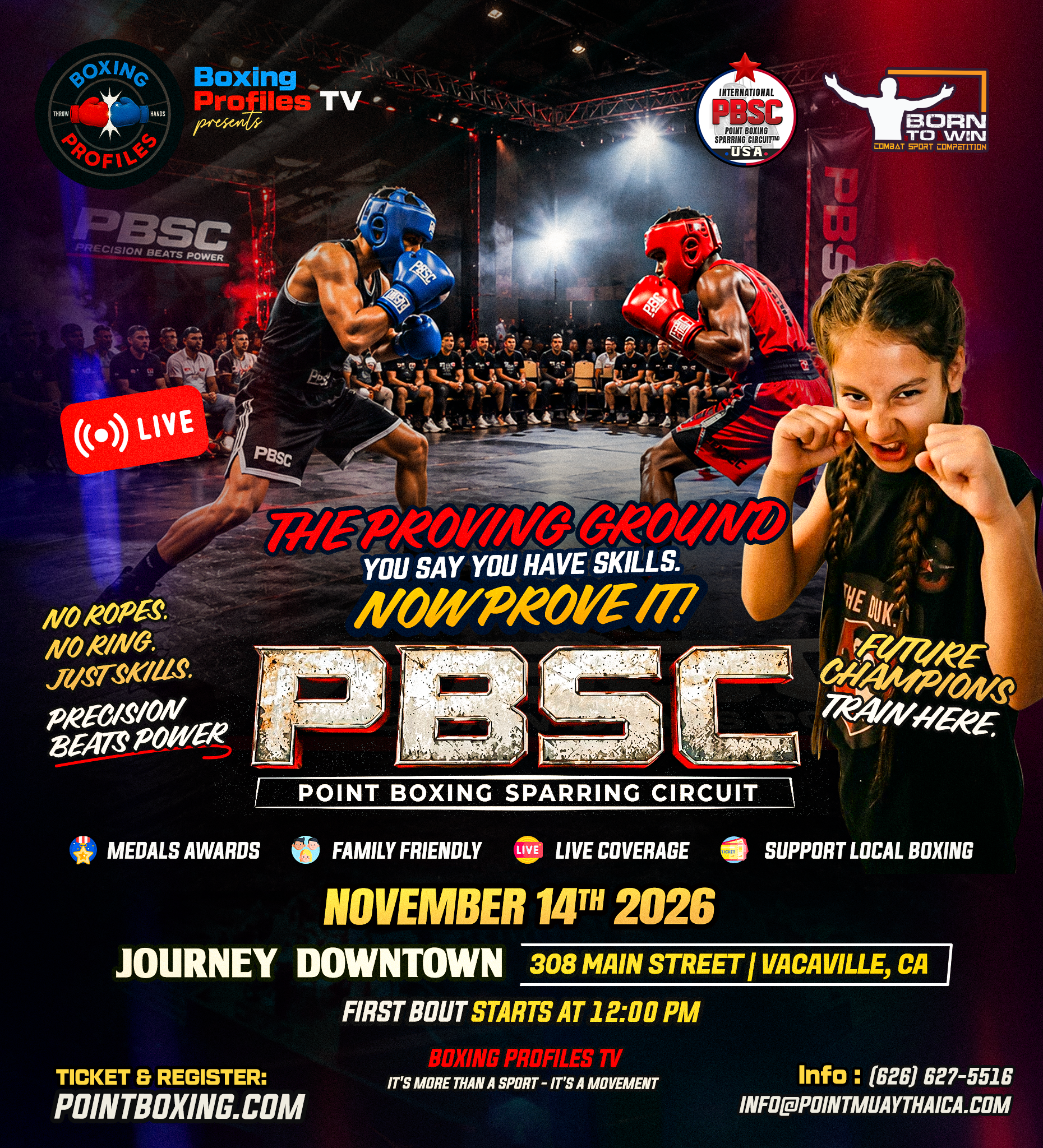 PBSC POINT BOXING SPARRING CIRCUIT - VACAVILLE, CA