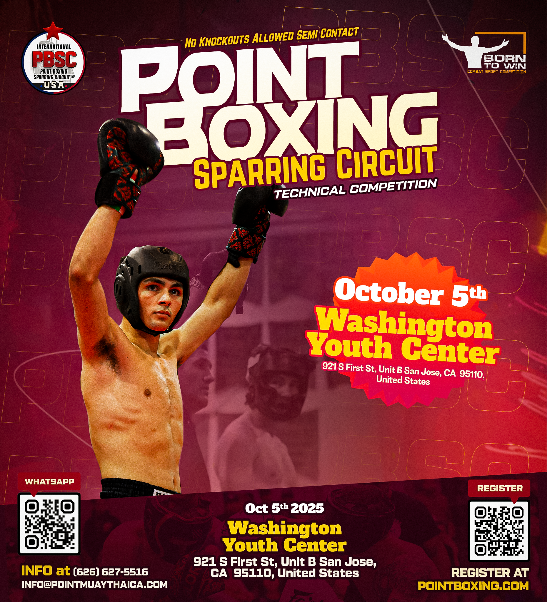 PBSC POINT BOXING SPARRING CIRCUIT - SAN JOSE, CA